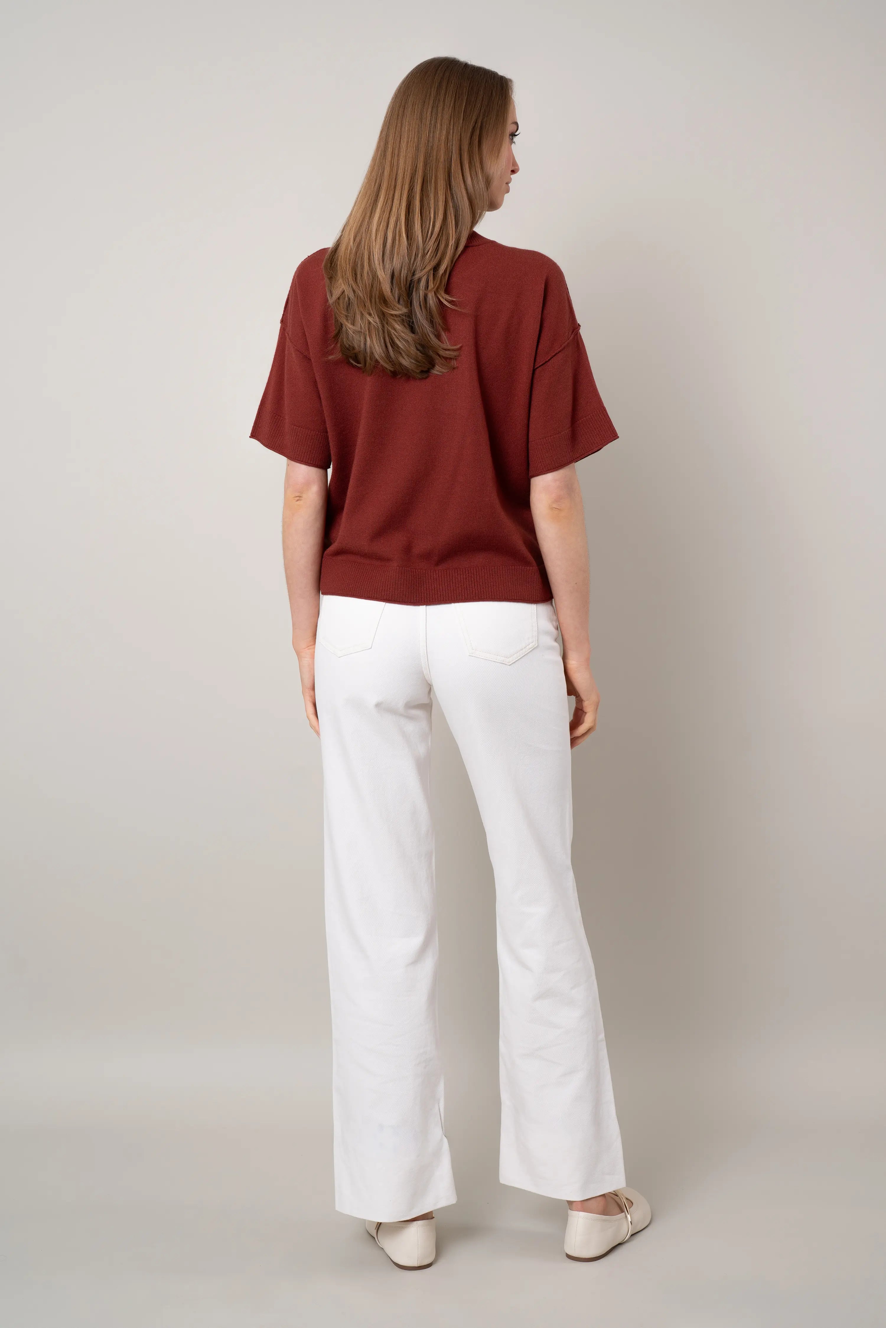 The Relaxed Knit Tee