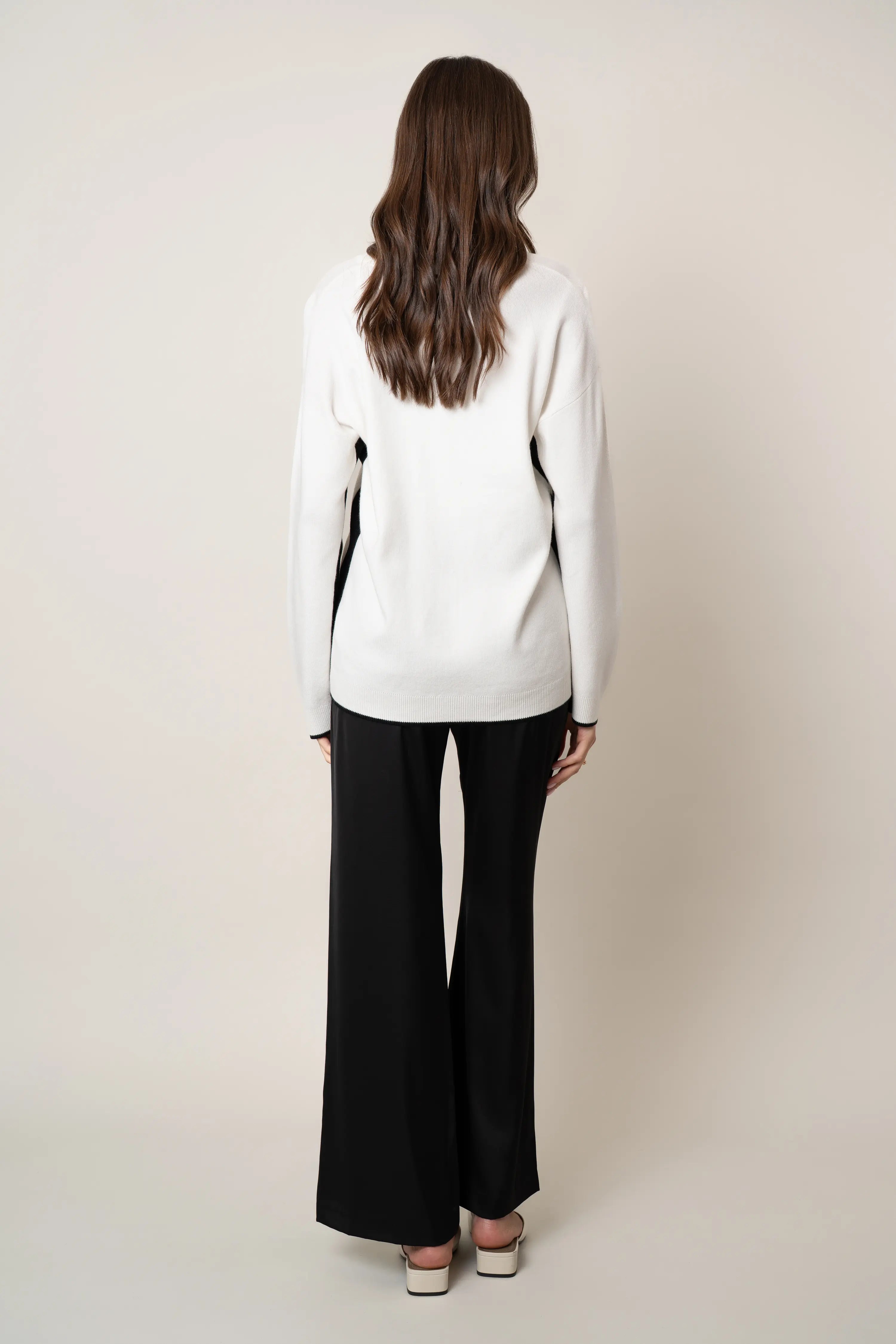 The Contrast Trim Button Cardigan