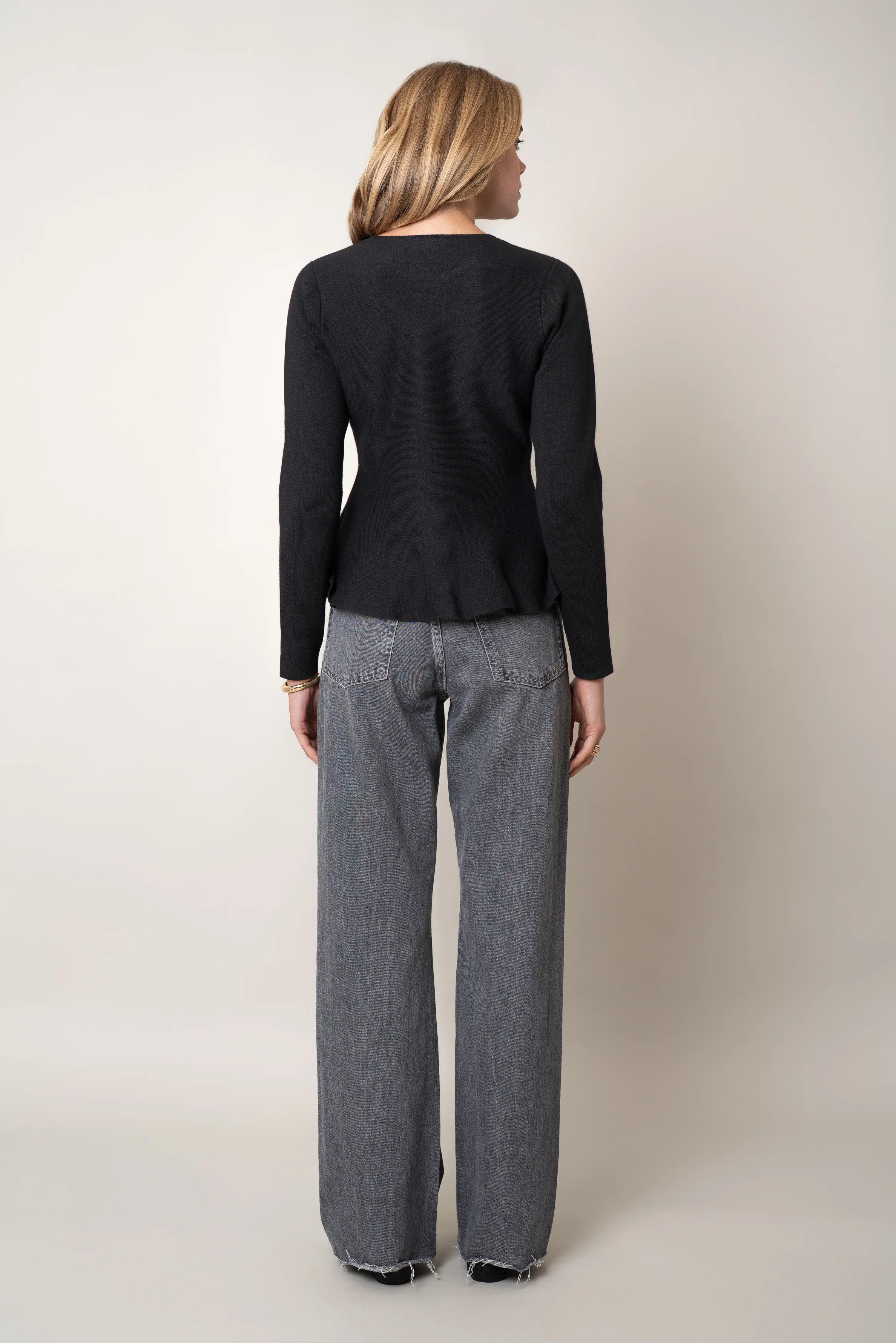 The Sculpted Button Cardigan