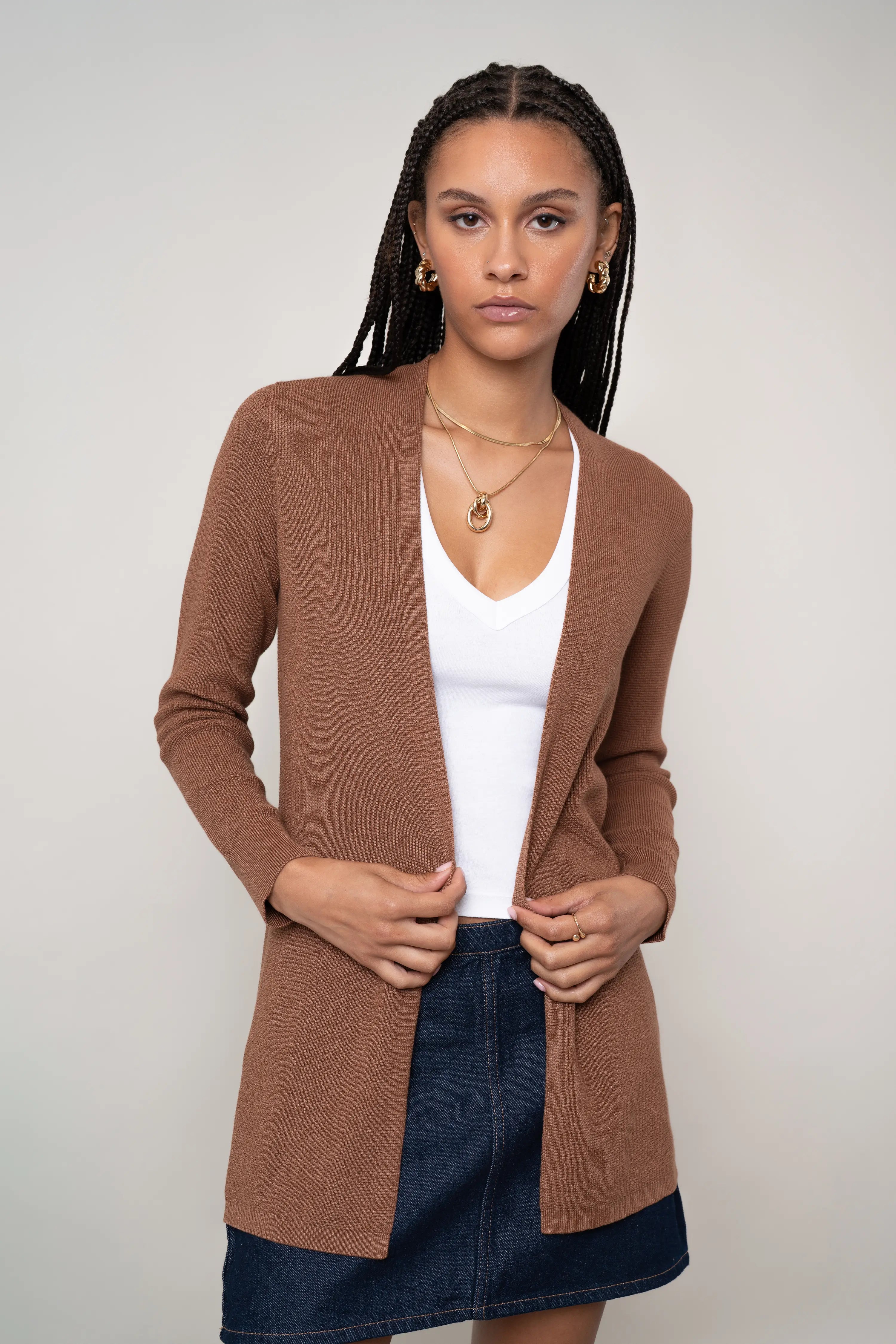 The Lightweight Open Cardigan