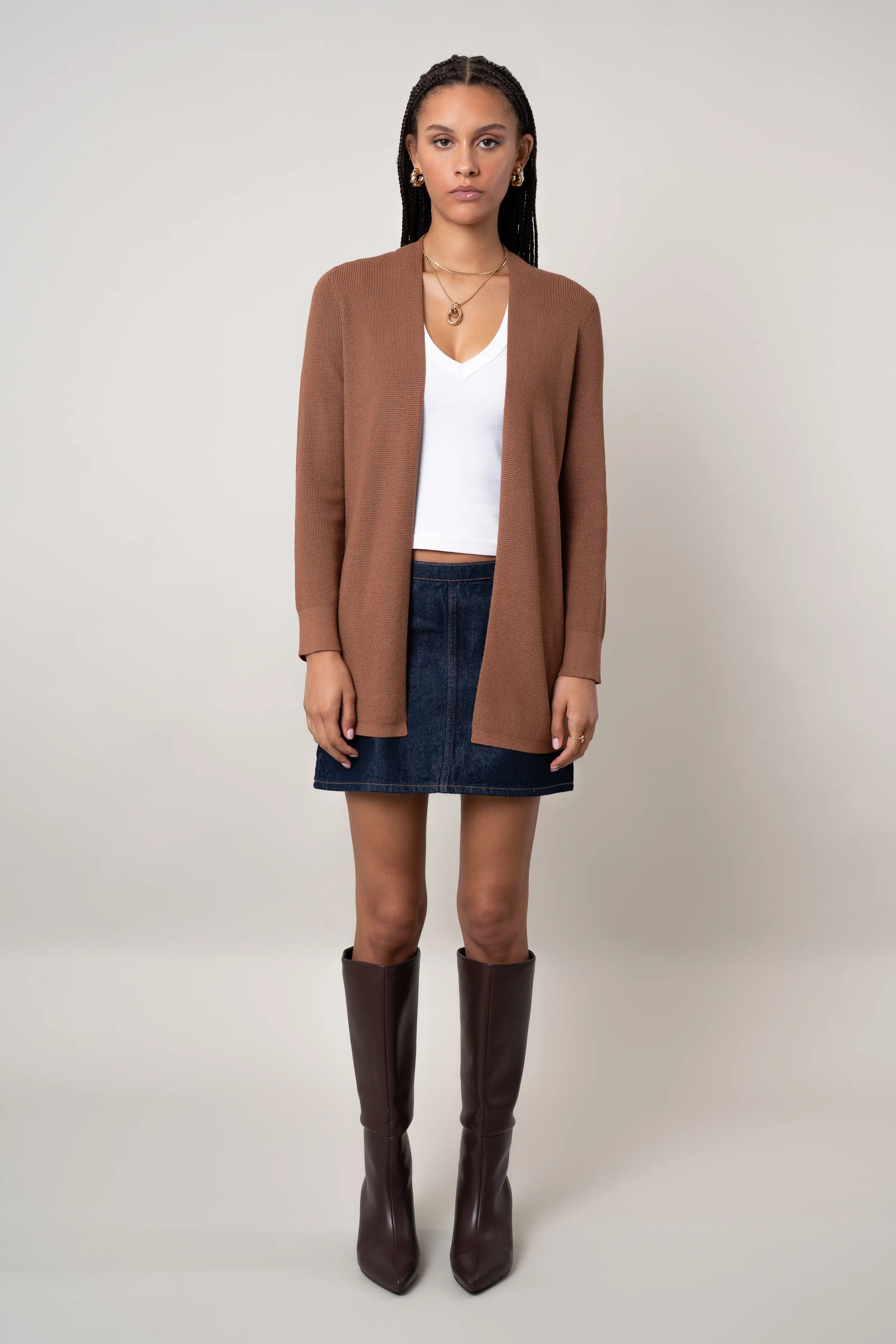 The Lightweight Open Cardigan