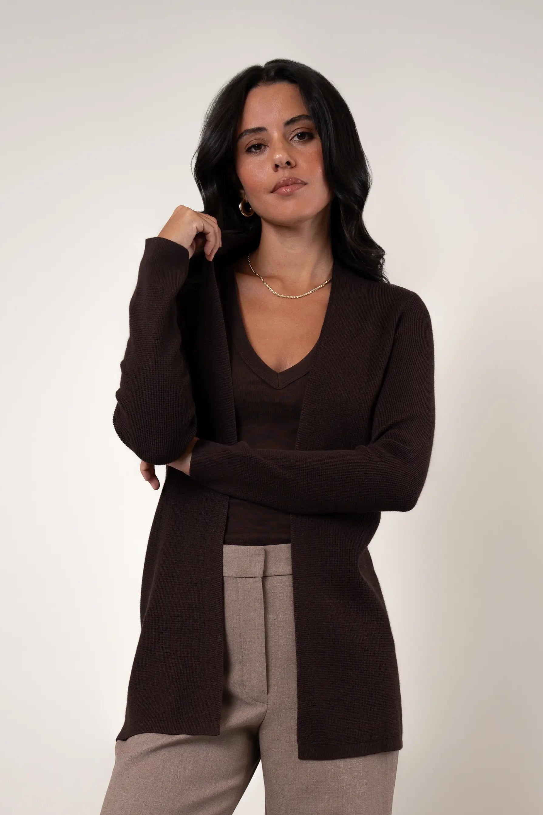 The Lightweight Open Cardigan