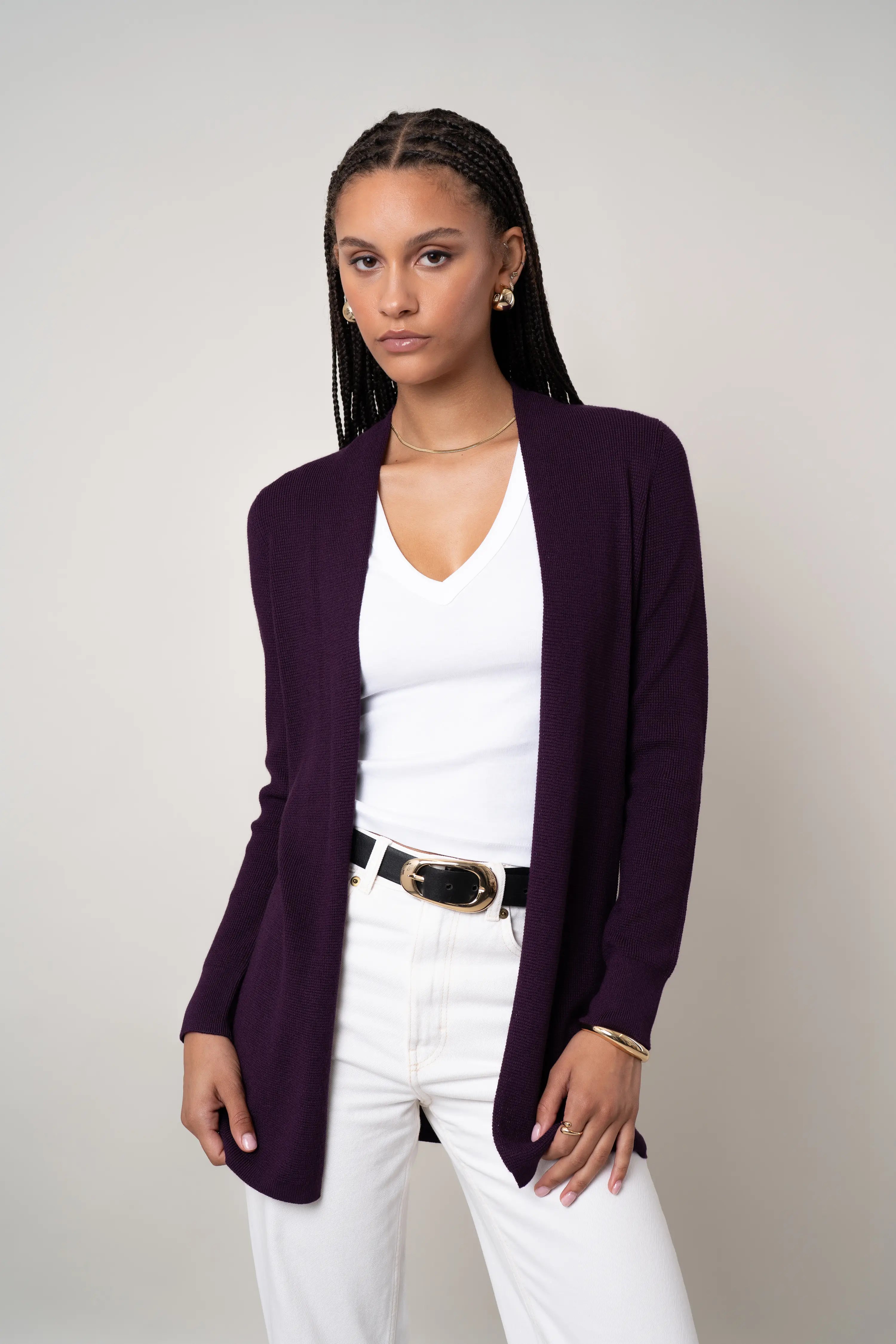 The Lightweight Open Cardigan