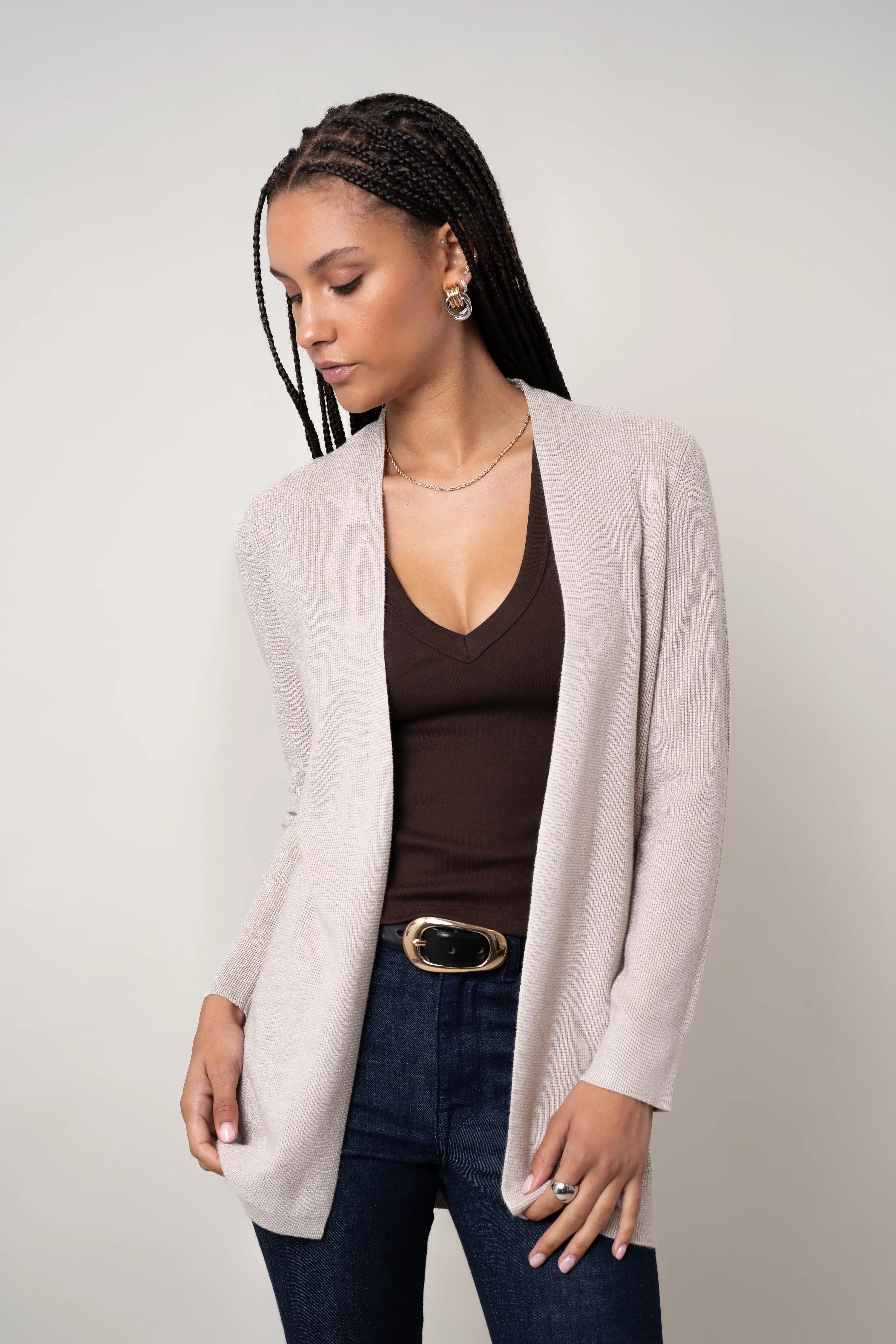 The Lightweight Open Cardigan