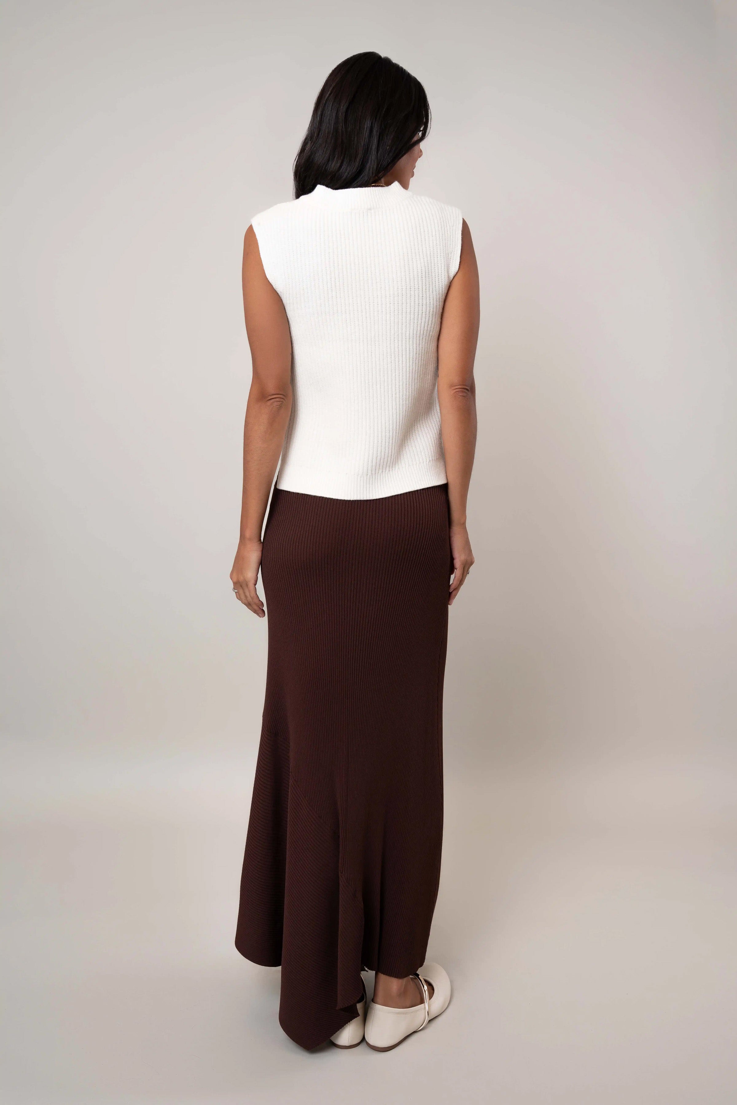 The Cable Knit V-Neck Vest