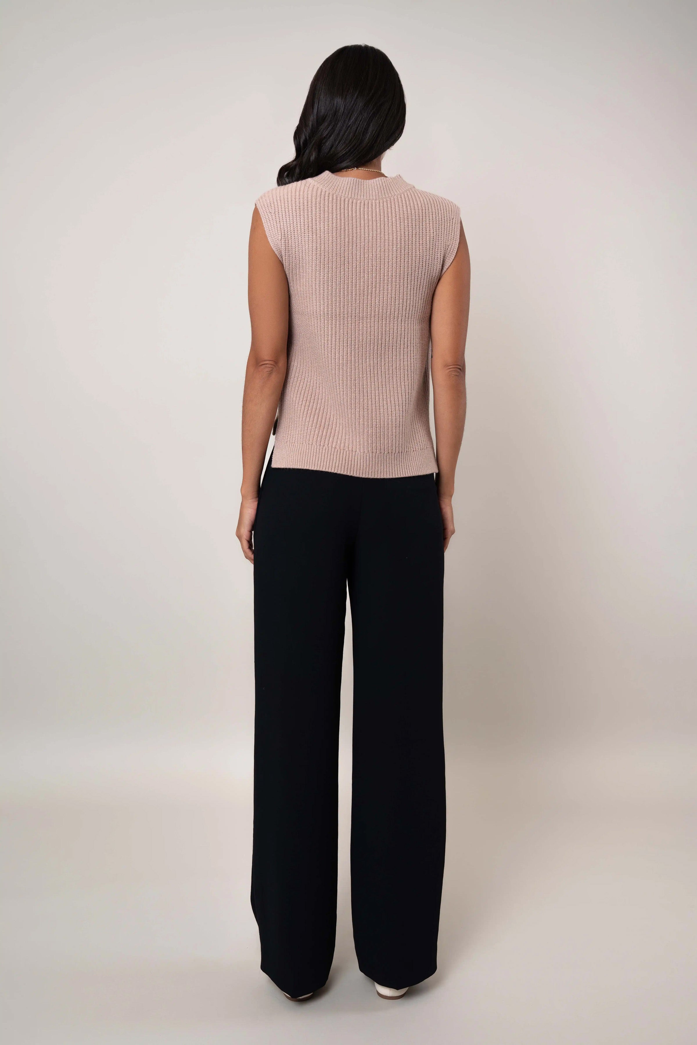 The Cable Knit V-Neck Vest