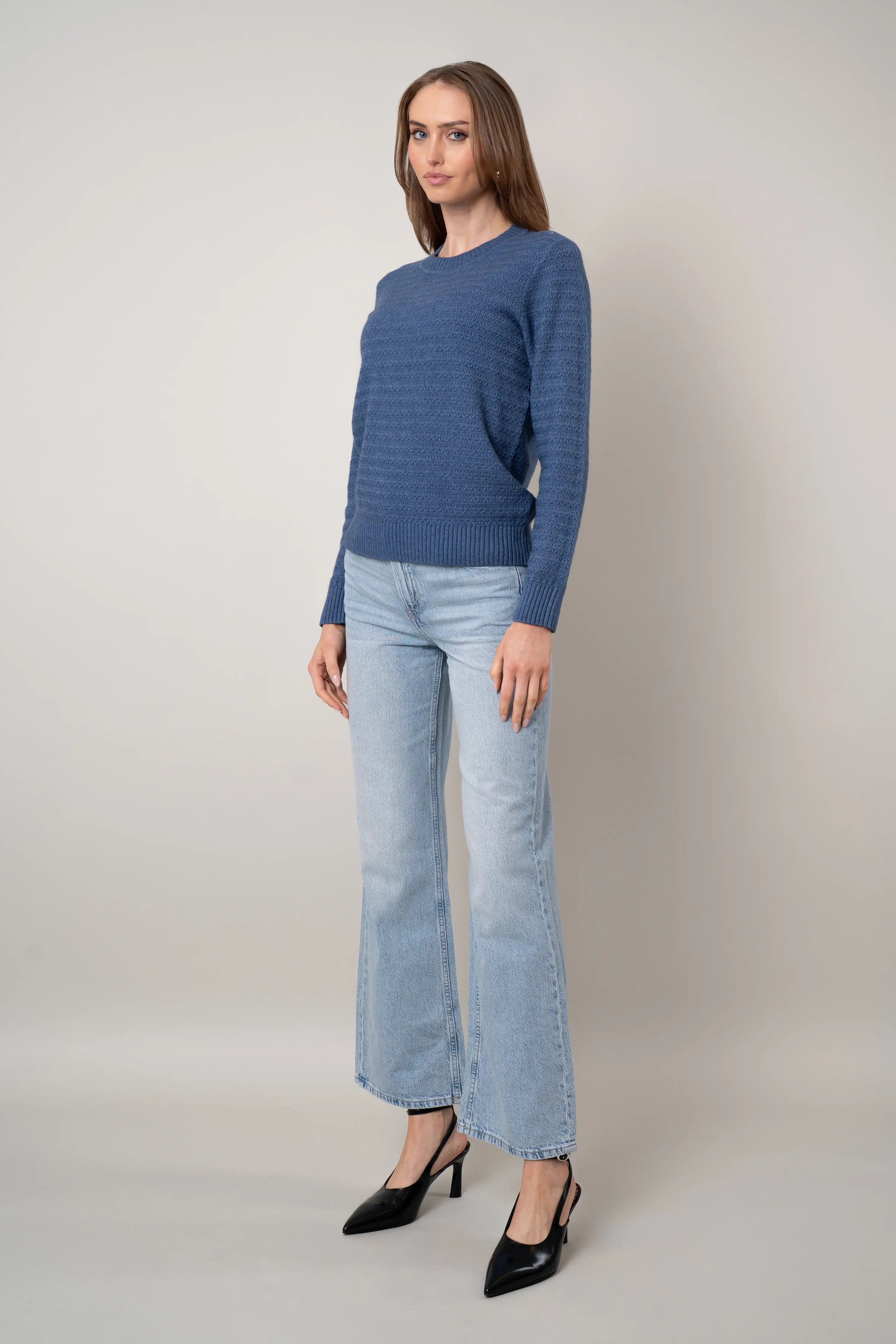 The Textured Crewneck Pullover