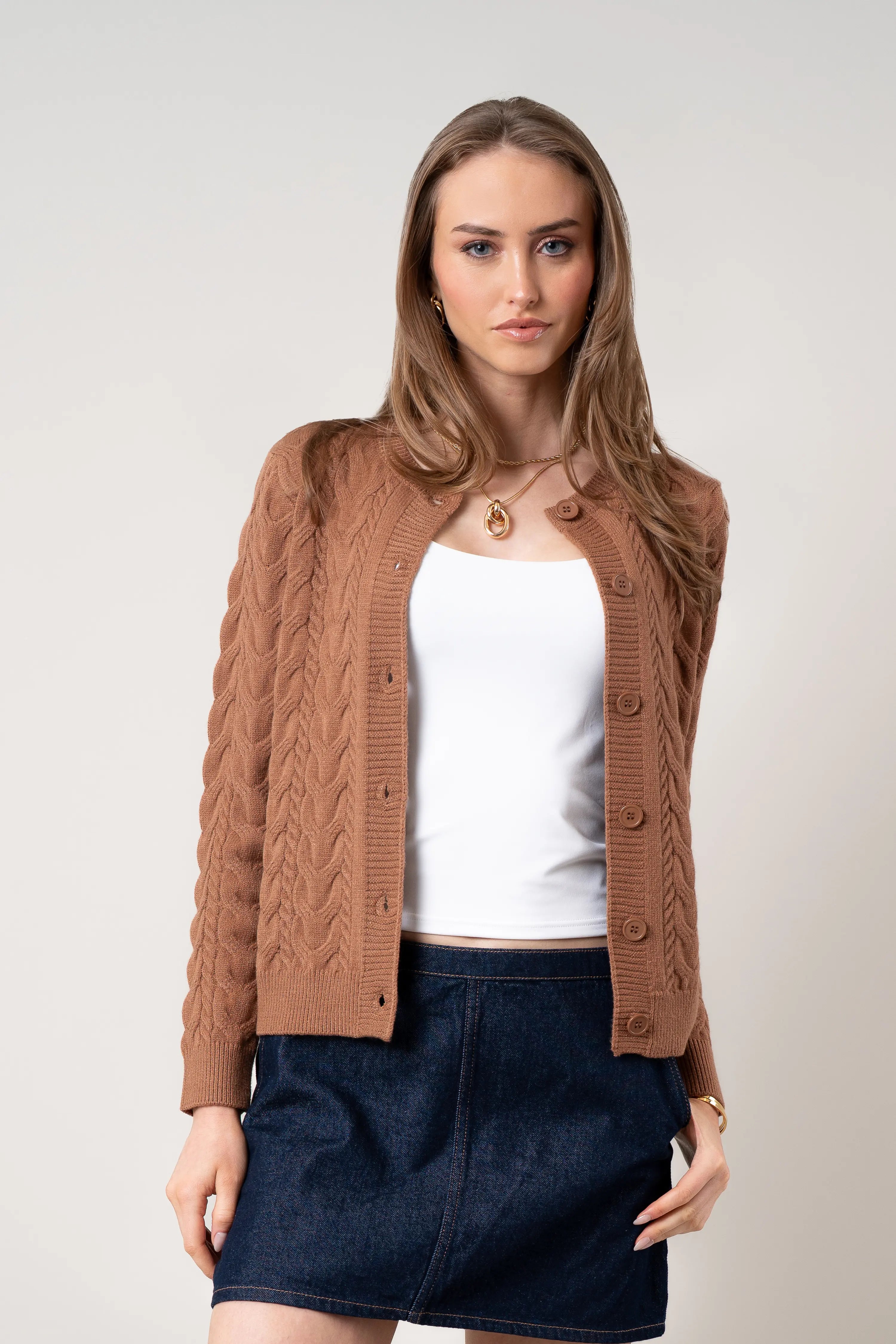 The Cable Cardigan