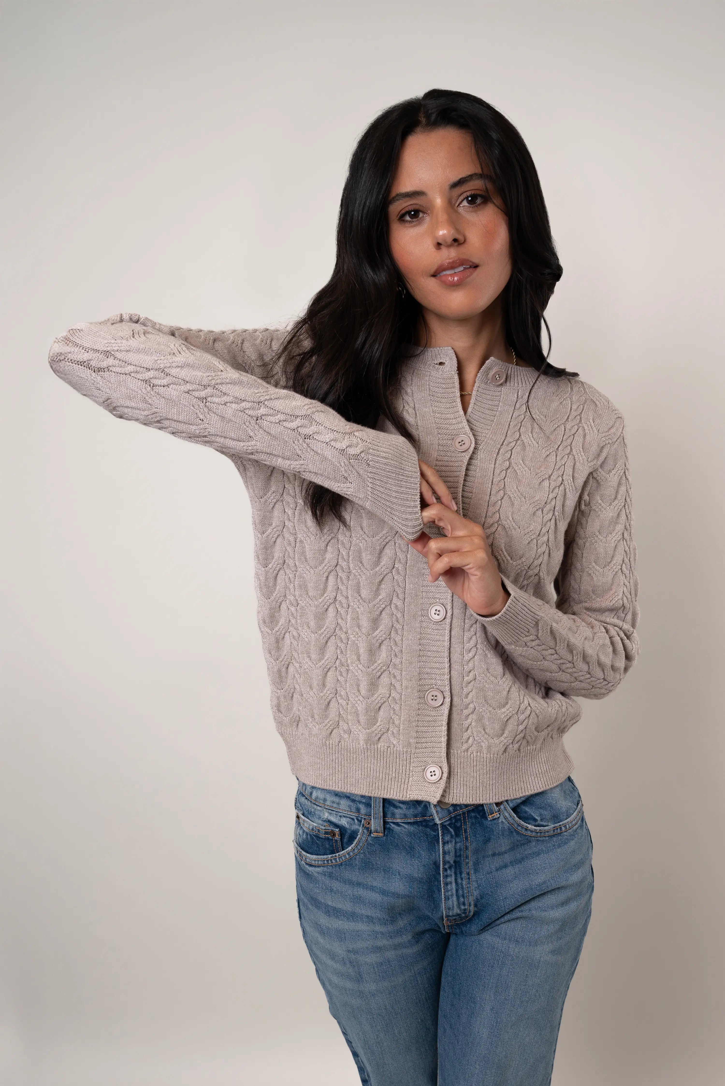 The Cable Cardigan