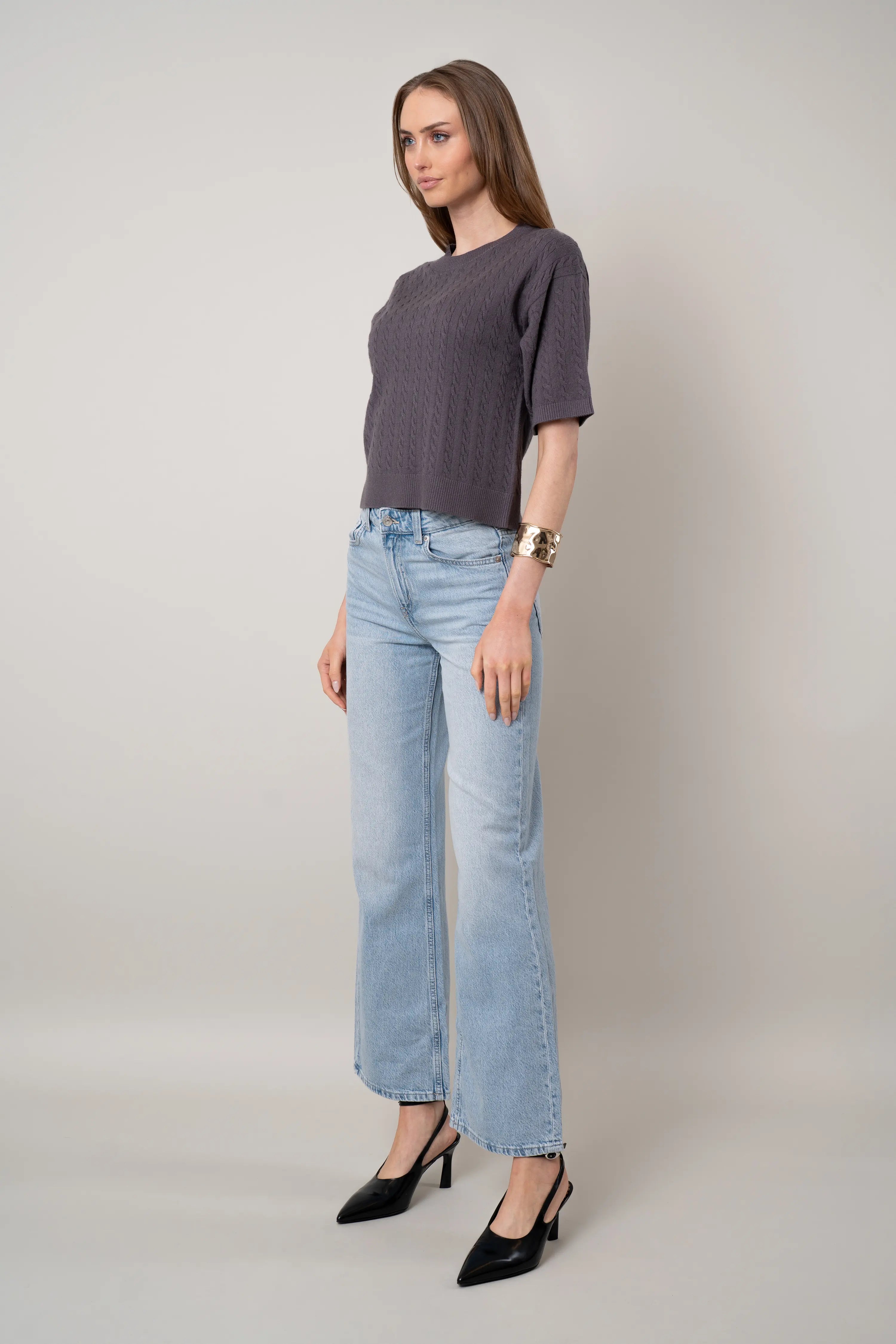 The Cable Knit Sweater Tee