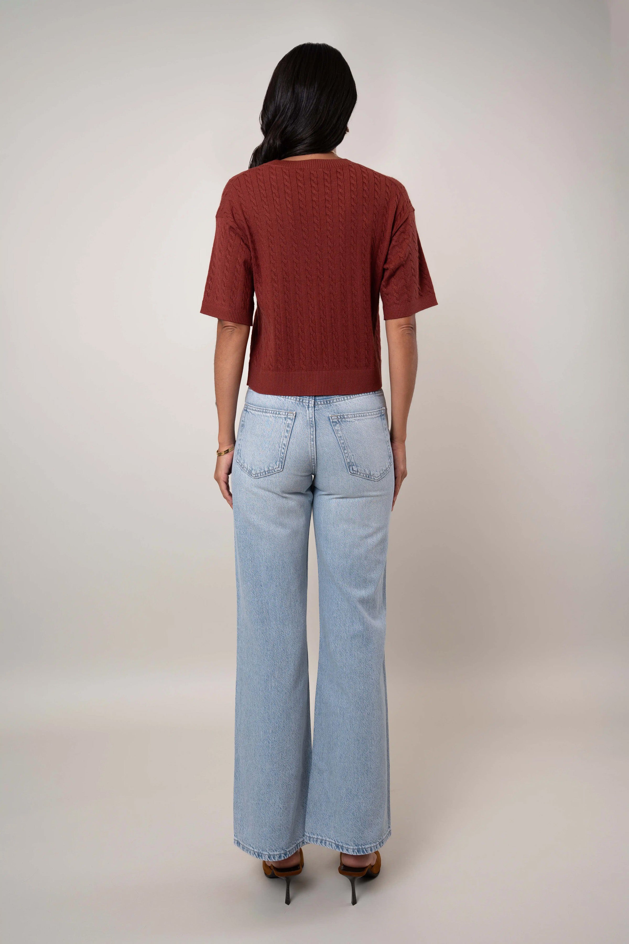 The Cable Knit Sweater Tee