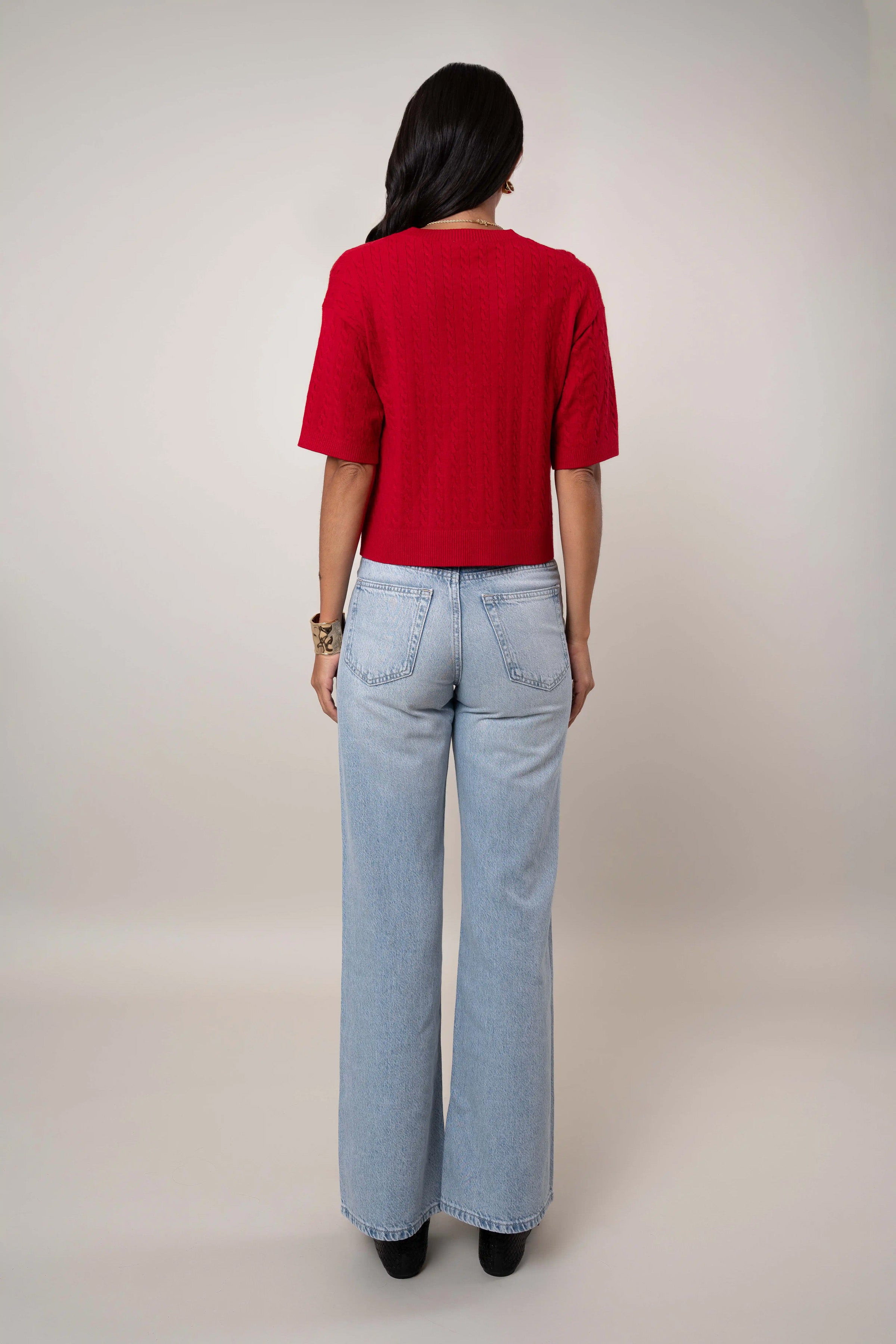 The Cable Knit Sweater Tee