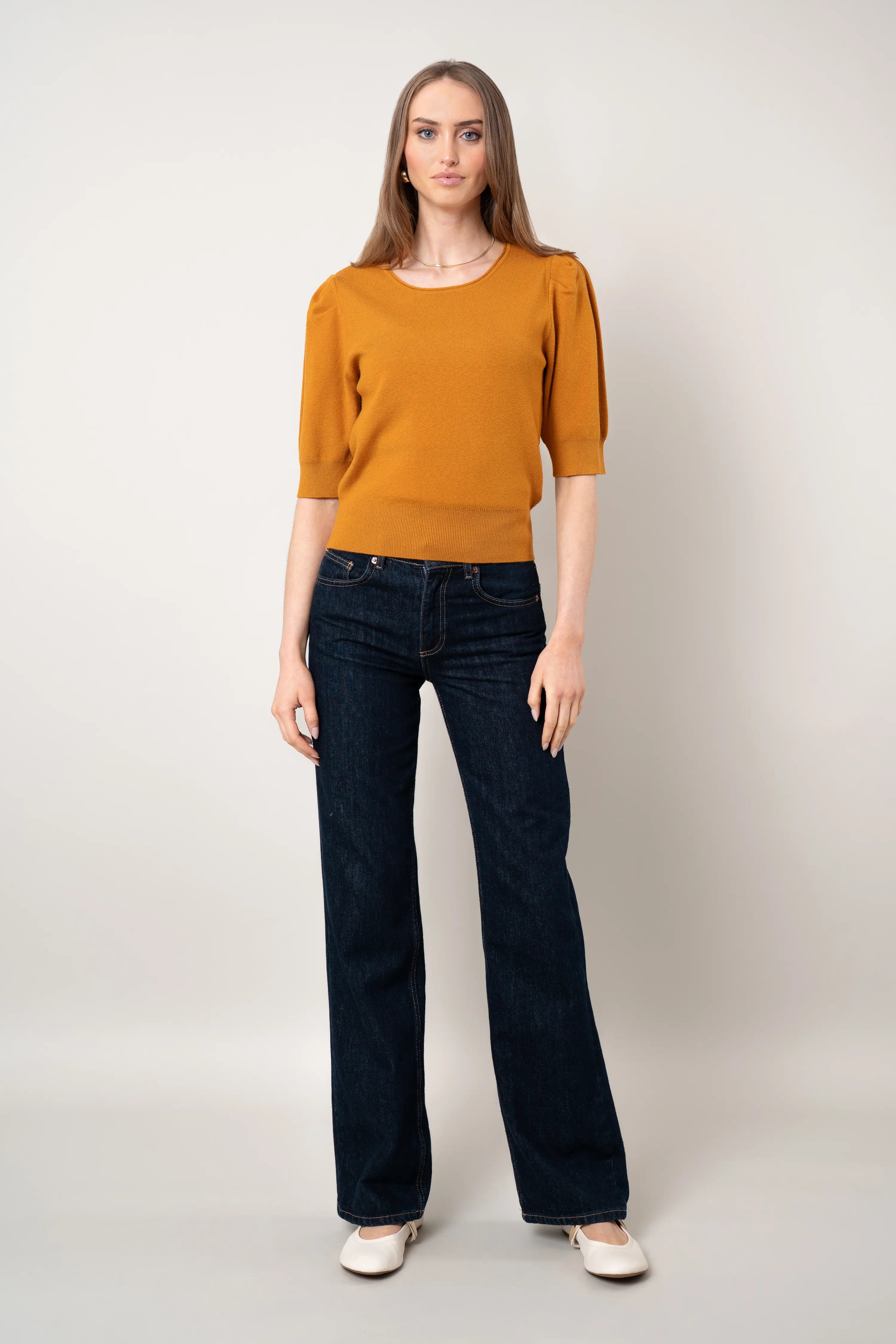 The Puff Sleeve Sweater Tee