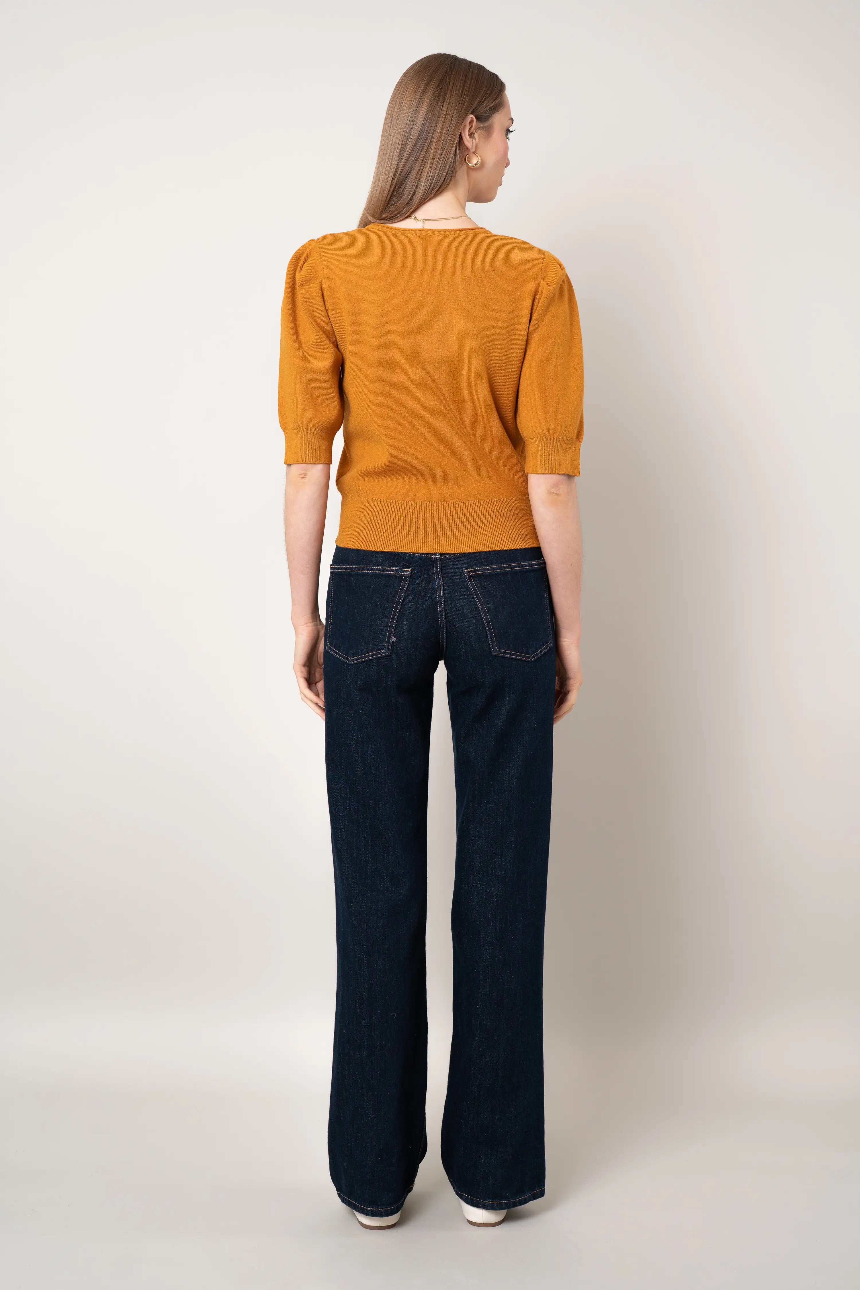 The Puff Sleeve Sweater Tee