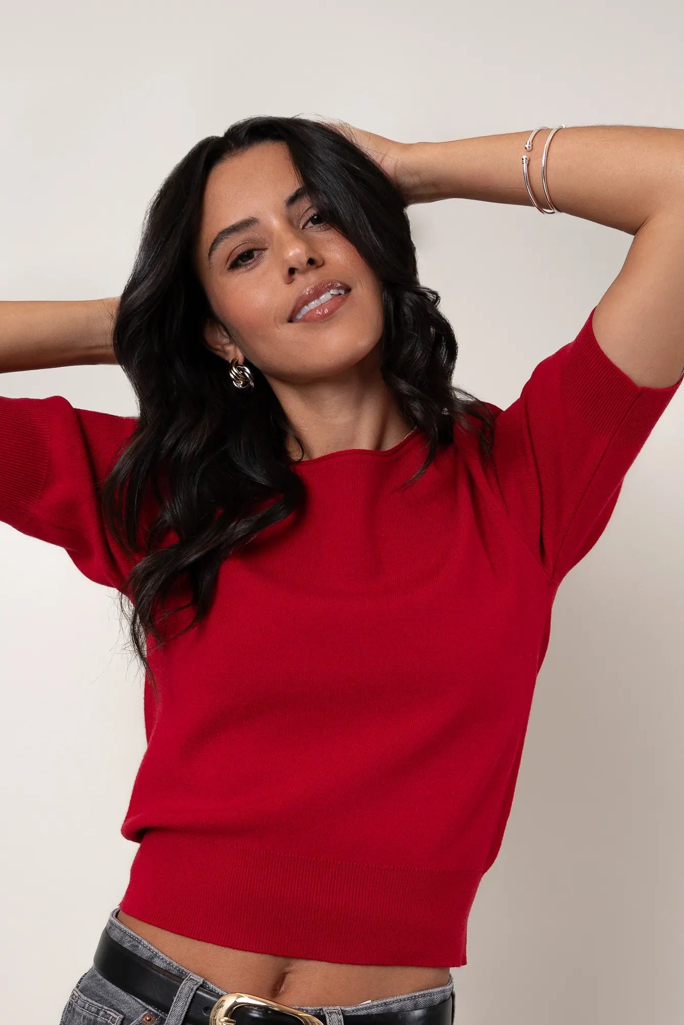 The Puff Sleeve Sweater Tee