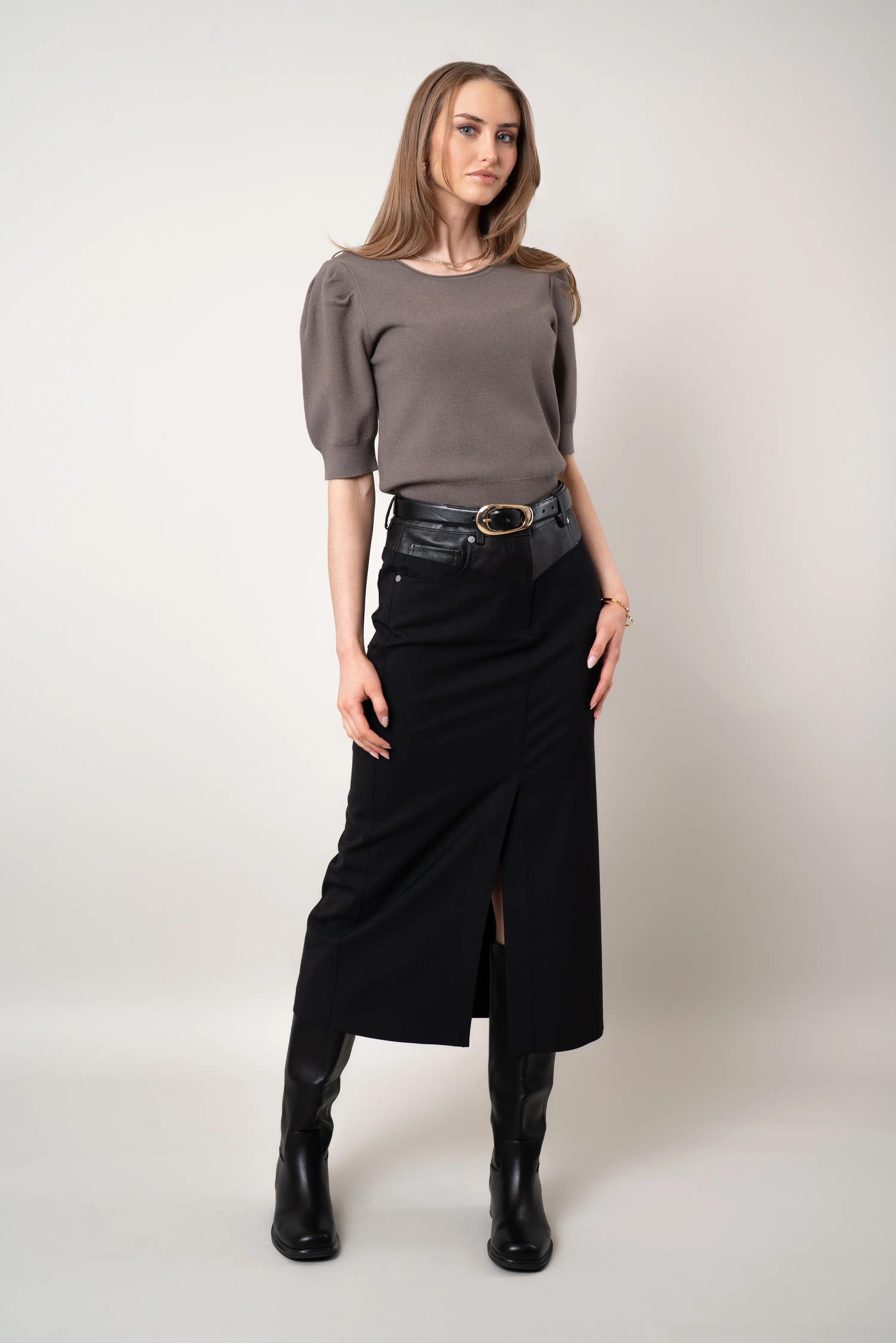 The Puff Sleeve Sweater Tee