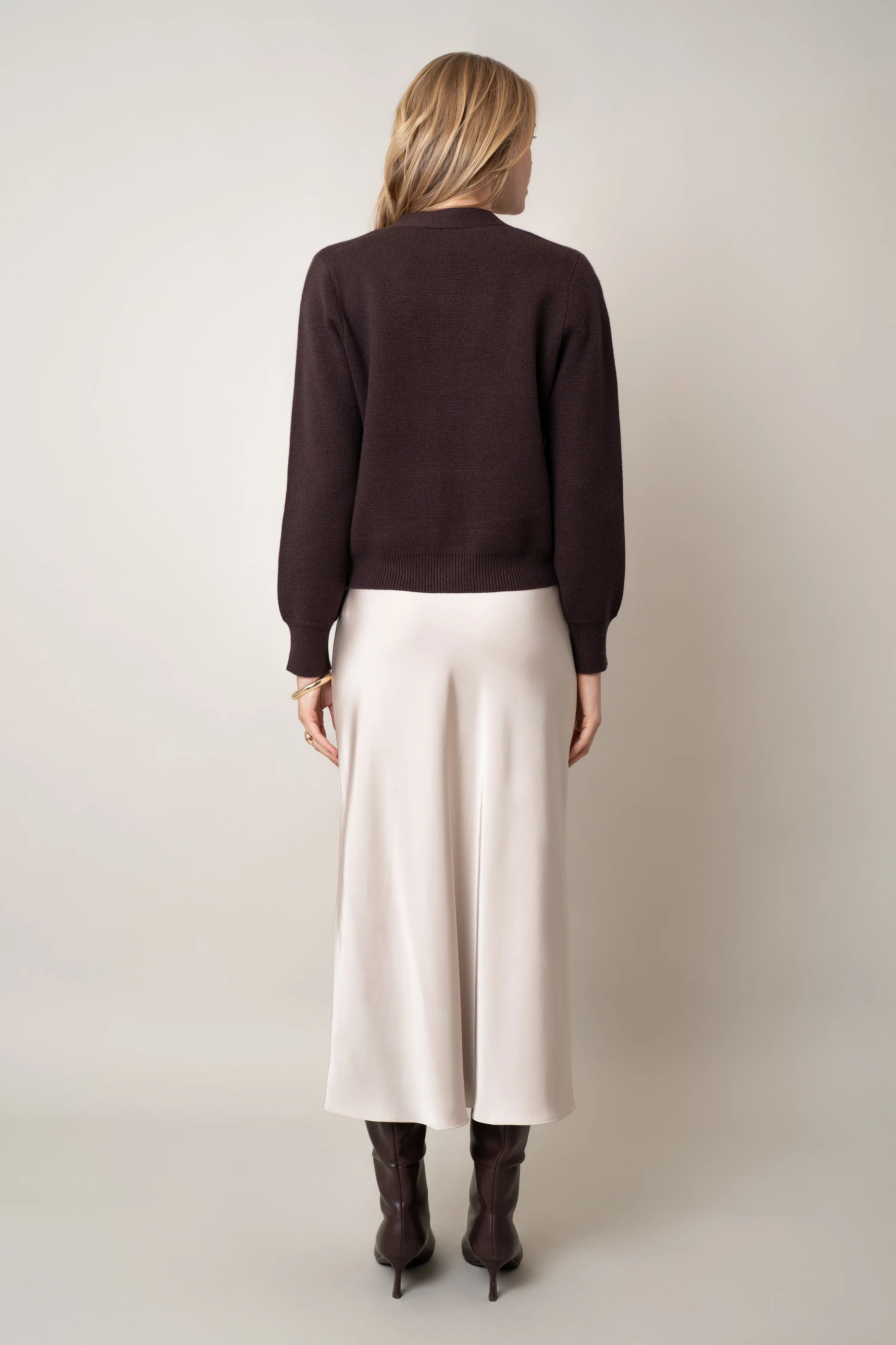 The Polished V-Neck Cardigan