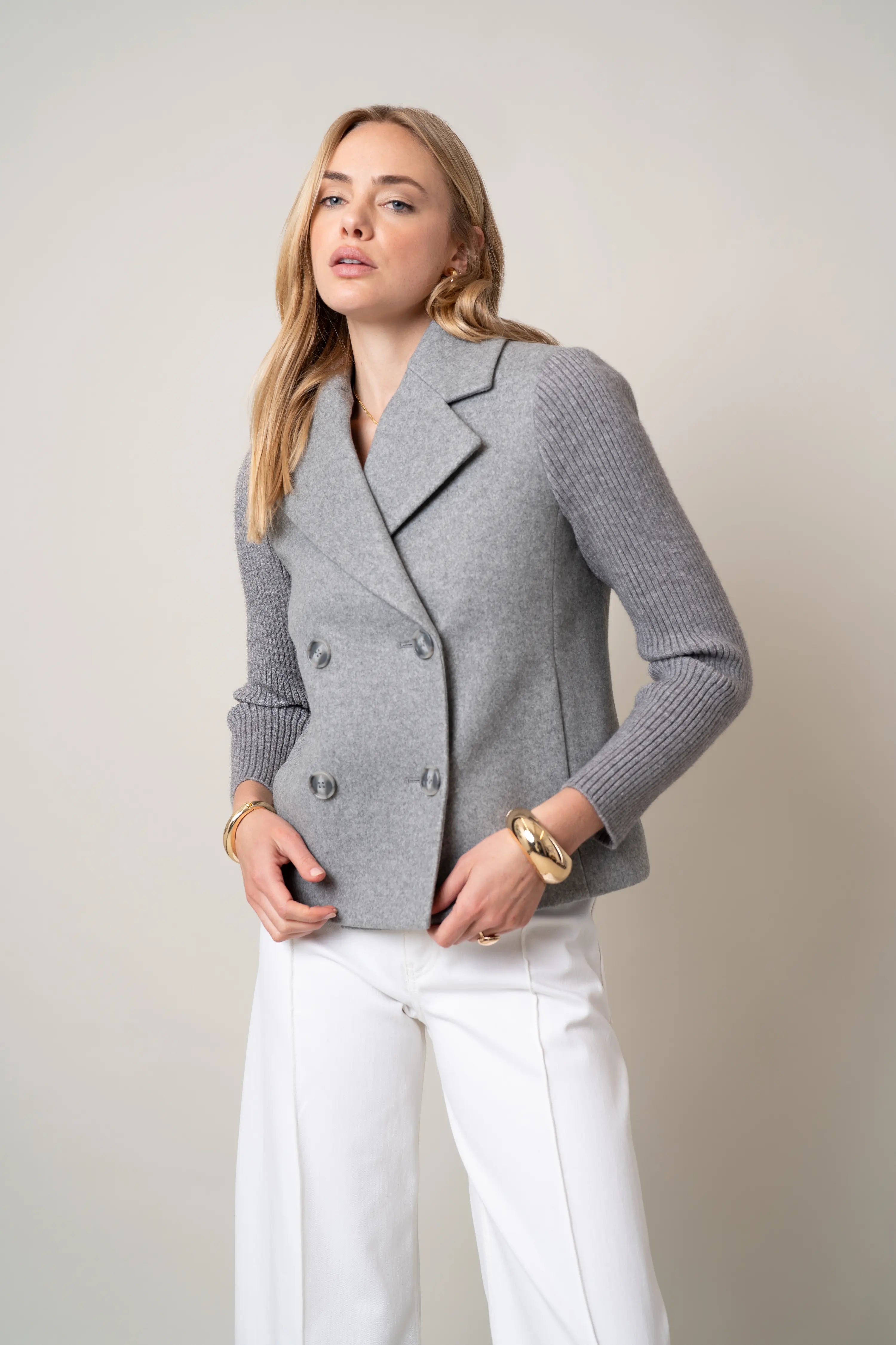 The Structured Knit Blazer