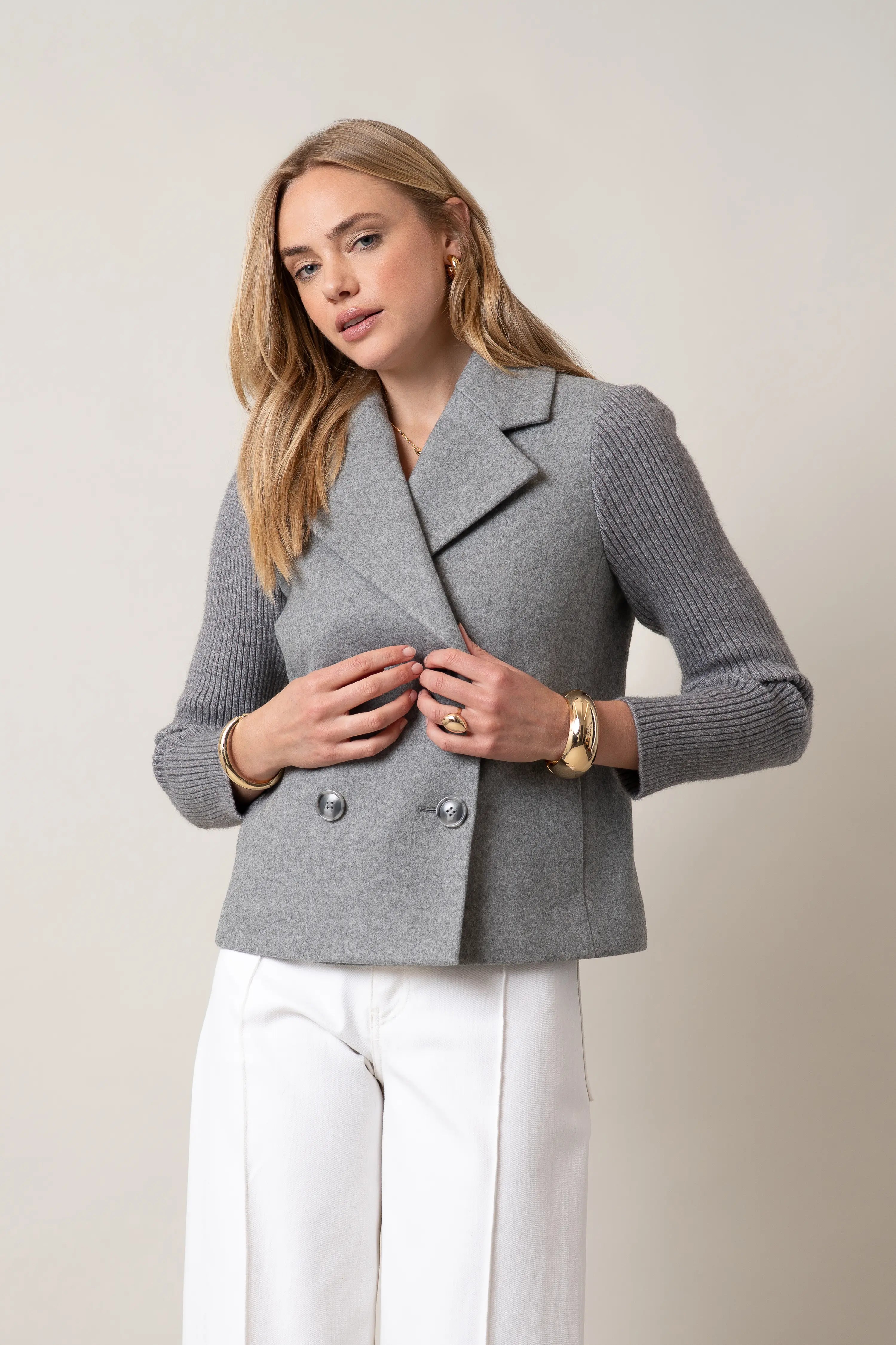 The Structured Knit Blazer