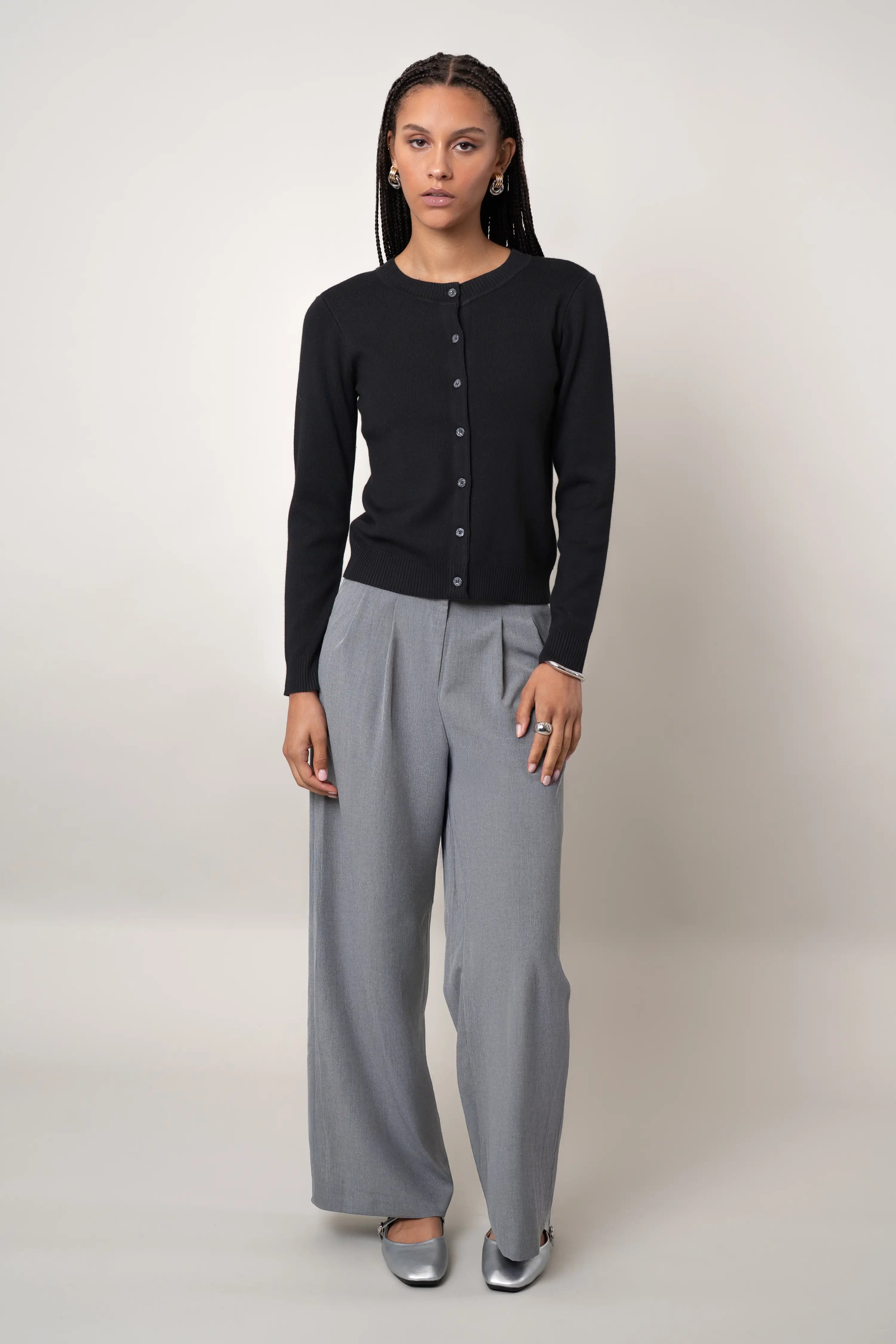 The Classic Crewneck Cardigan