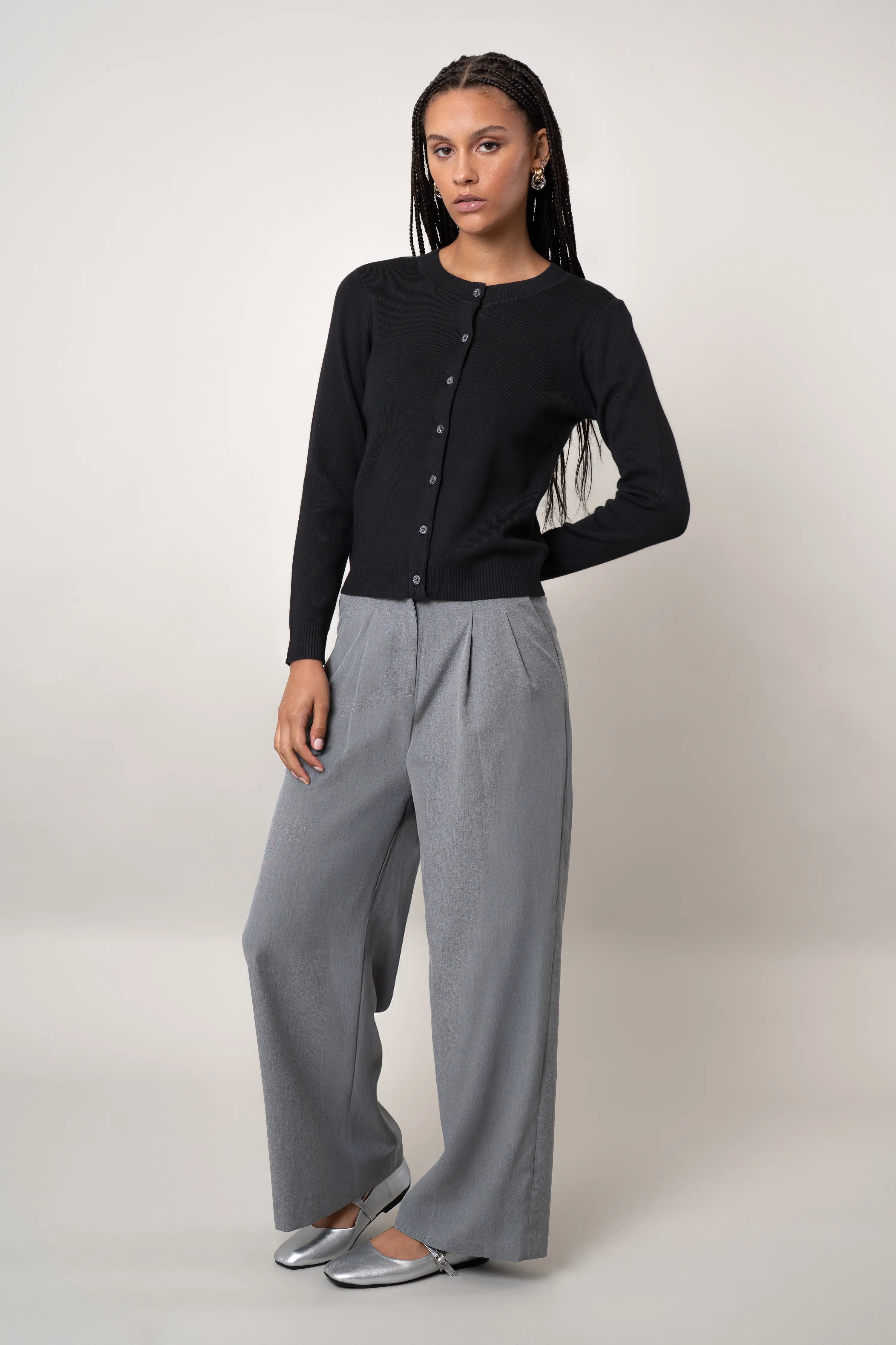 The Classic Crewneck Cardigan