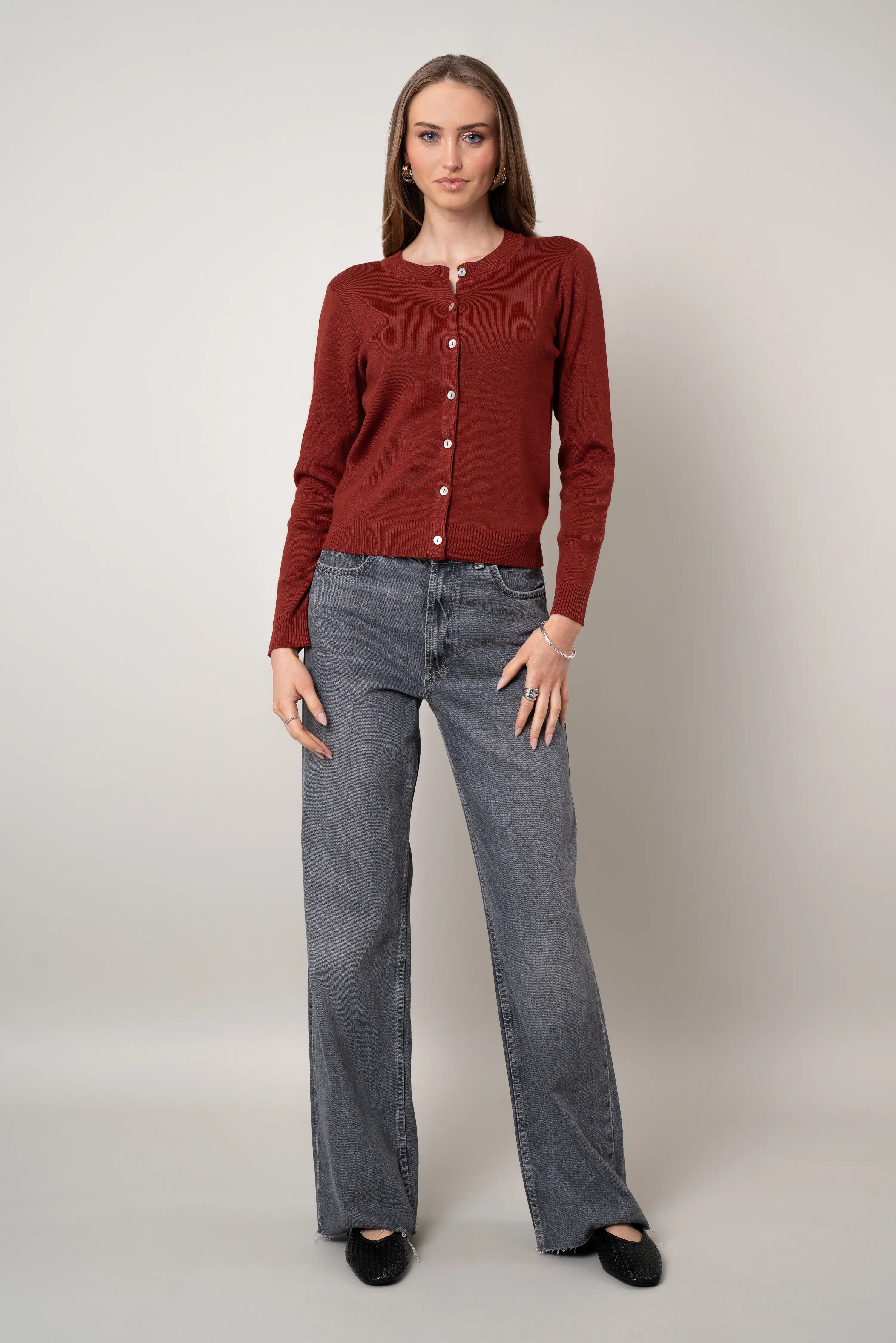 The Classic Crewneck Cardigan