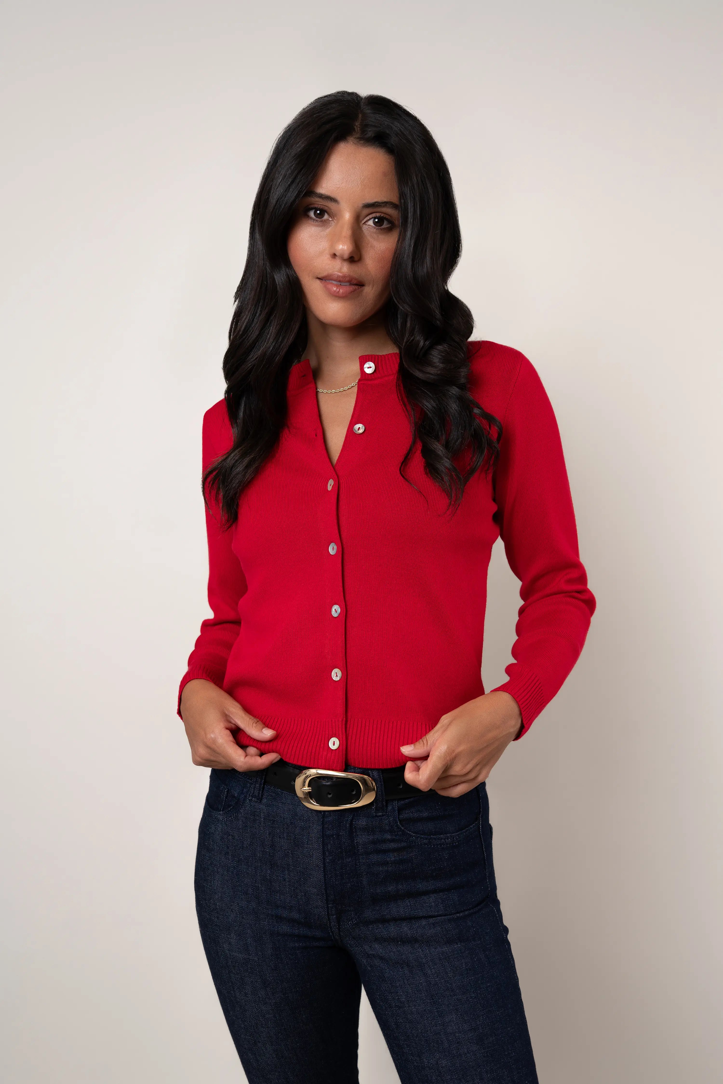 The Classic Crewneck Cardigan