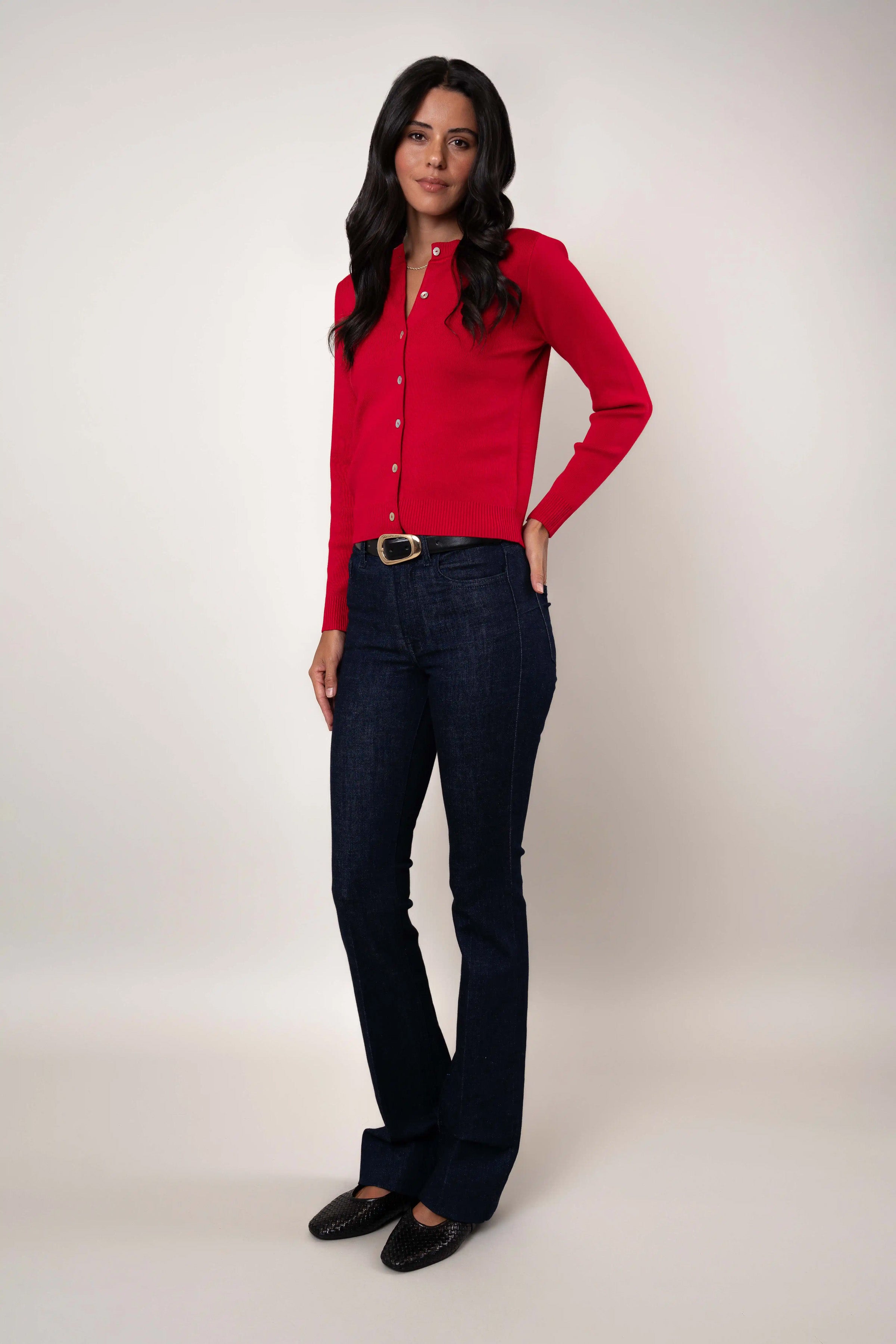 The Classic Crewneck Cardigan