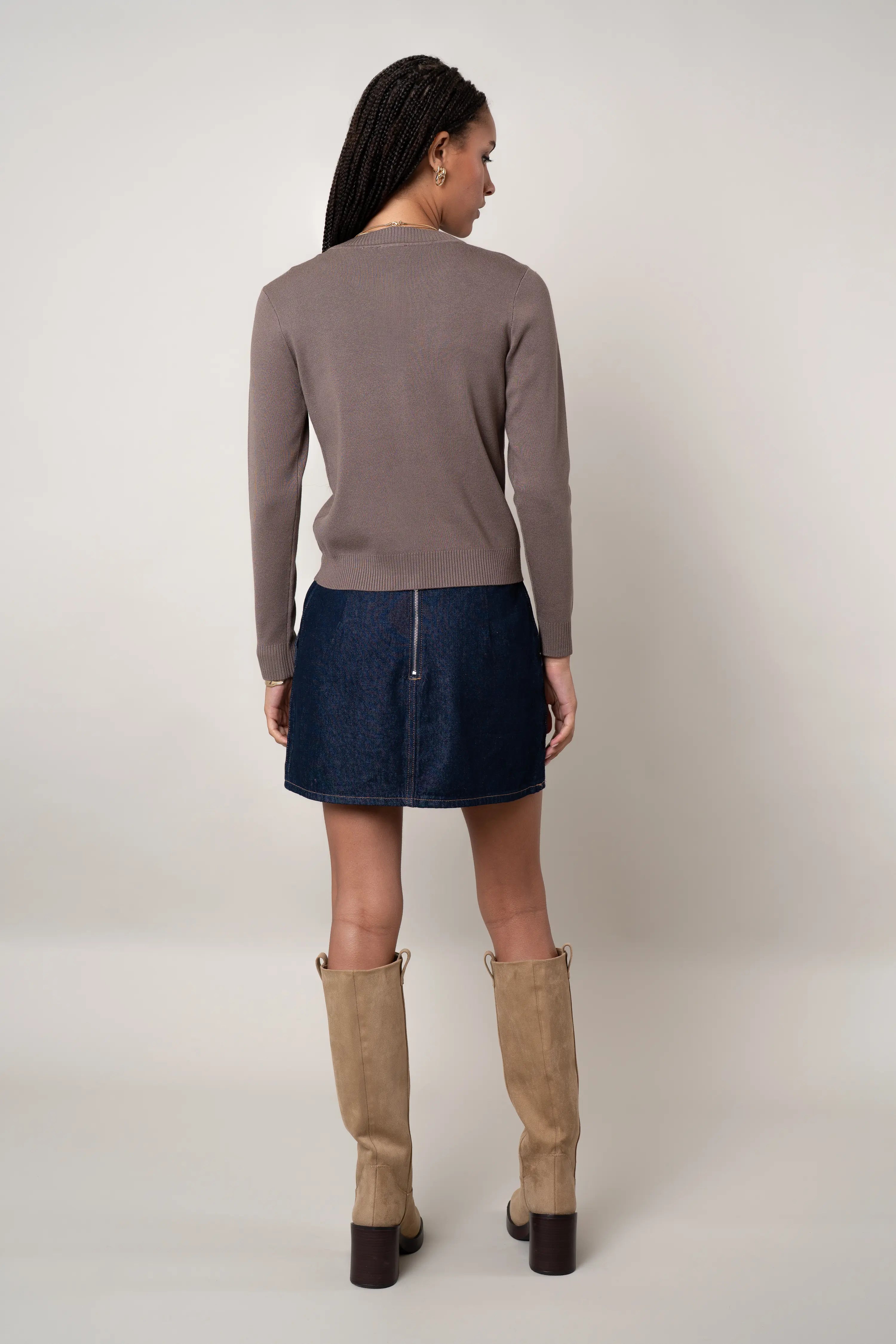 The Classic Crewneck Cardigan