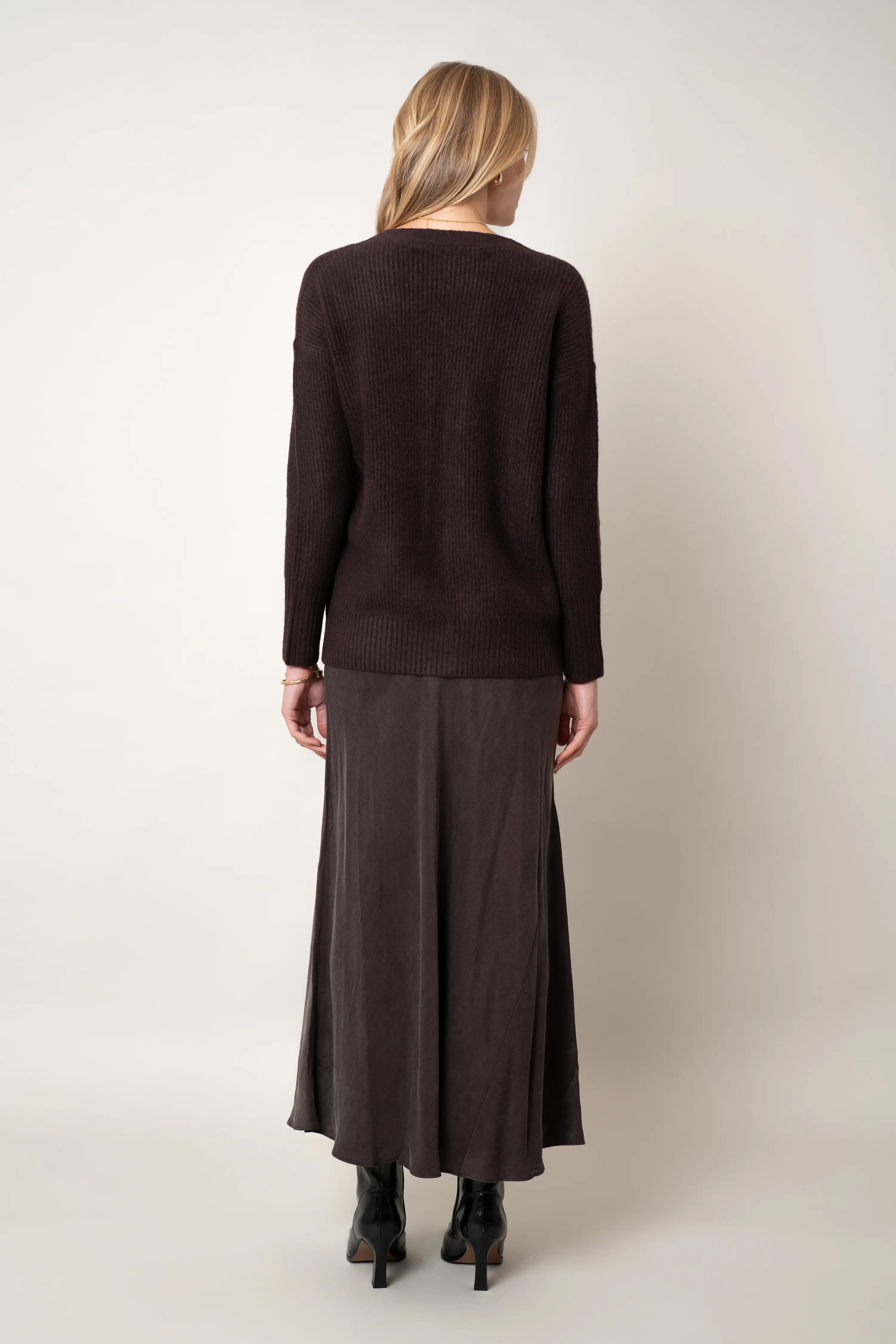 The Buttoned Wrap Cardigan