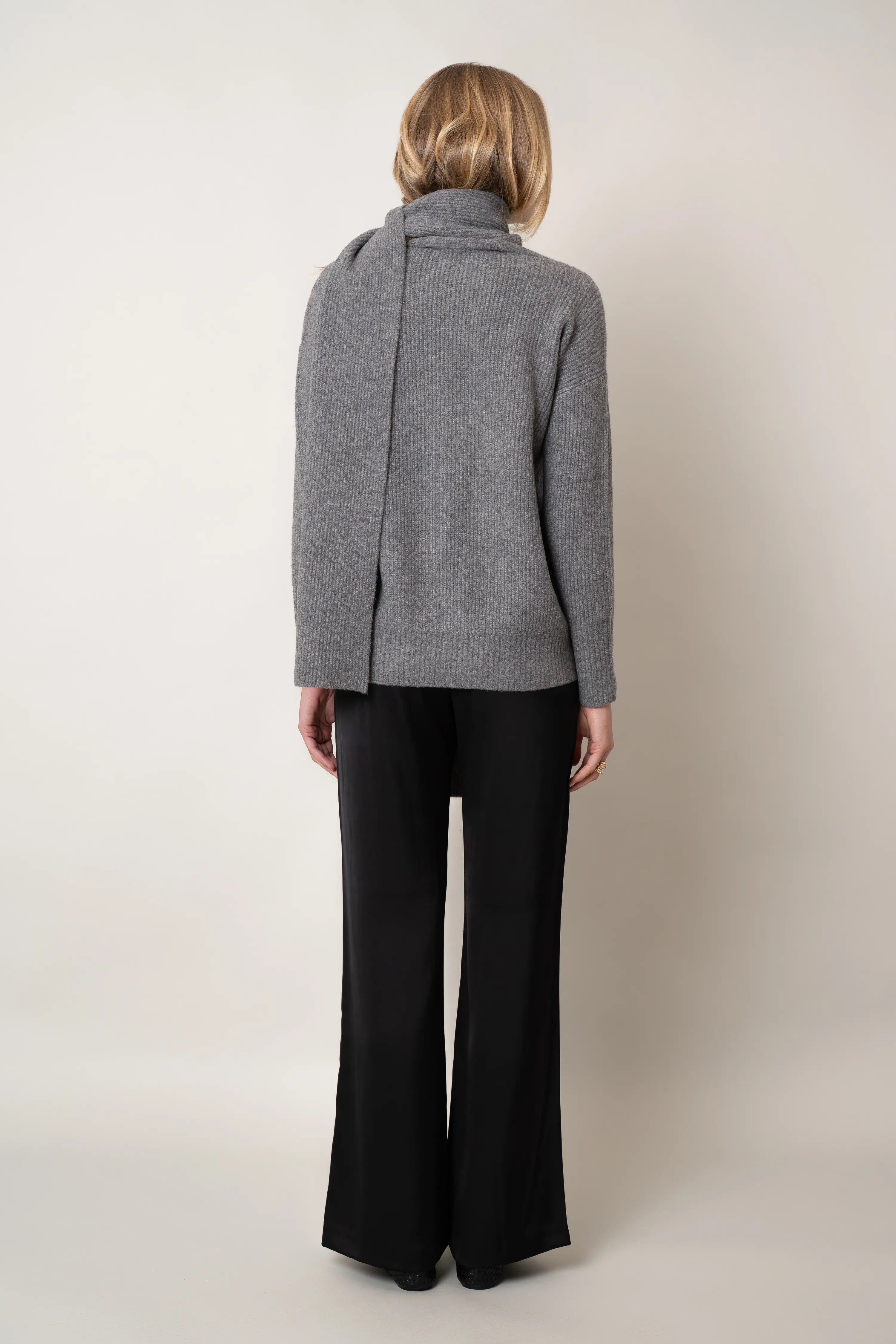 The Buttoned Wrap Cardigan