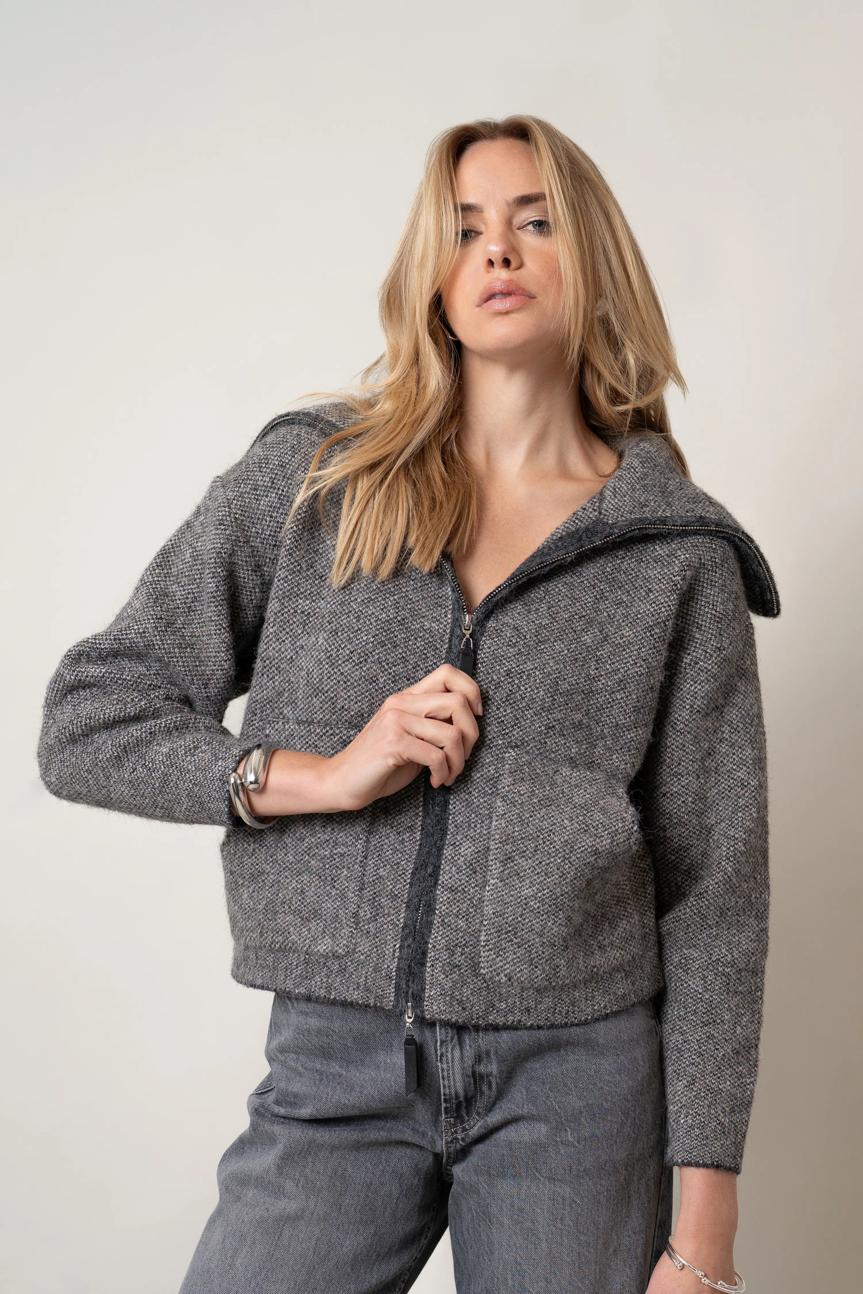 The Zip Collar Jacket