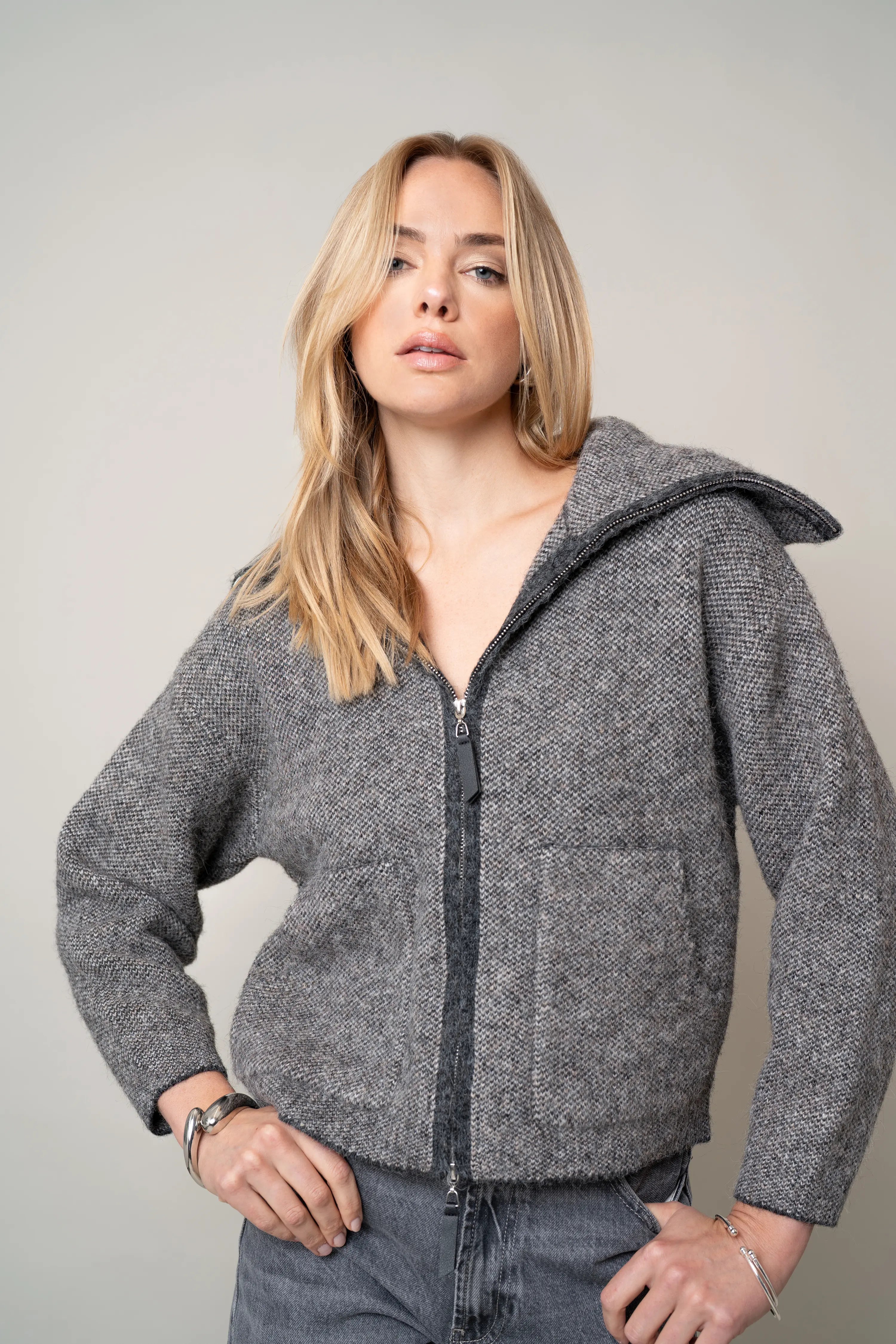 The Zip Collar Jacket