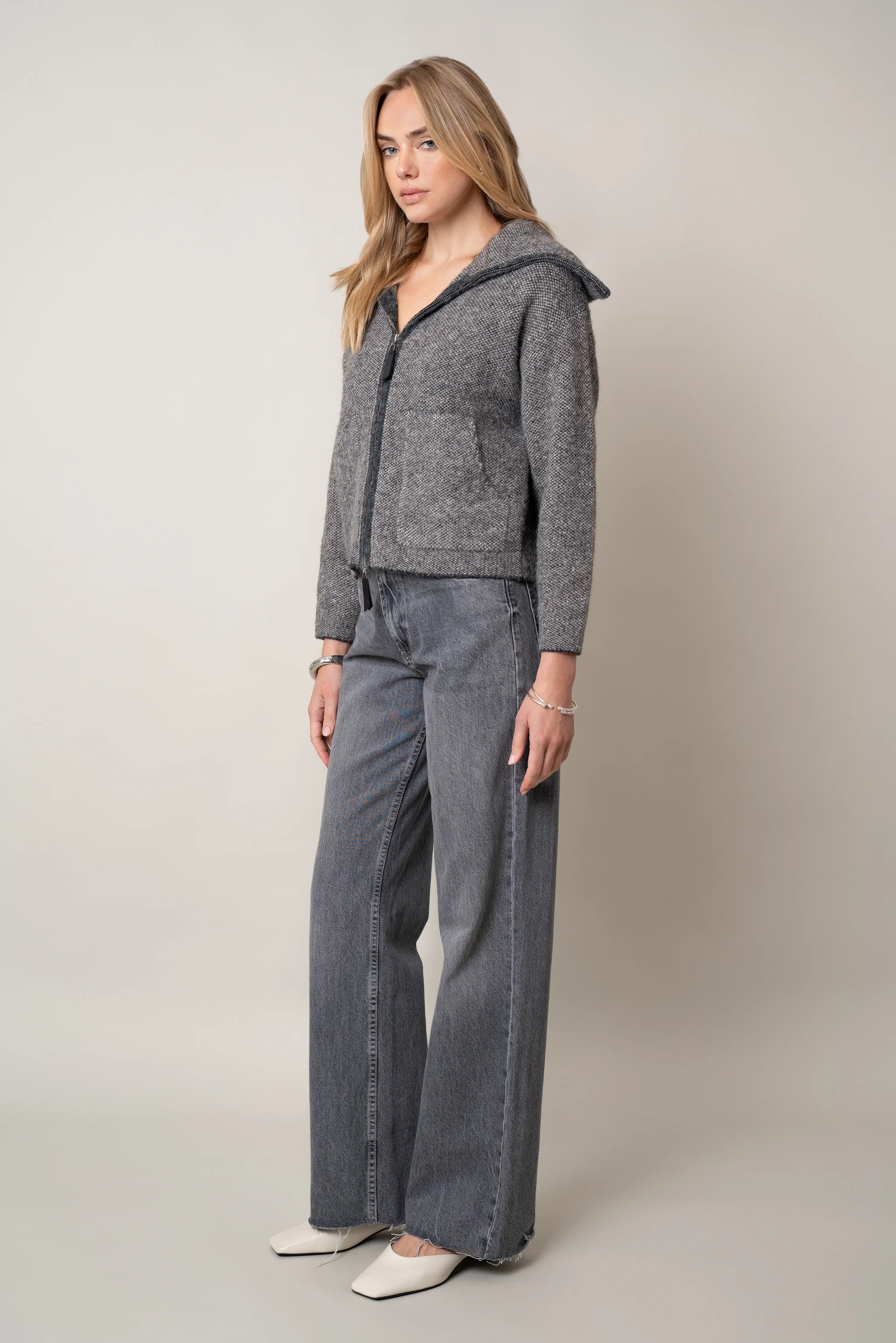 The Zip Collar Jacket