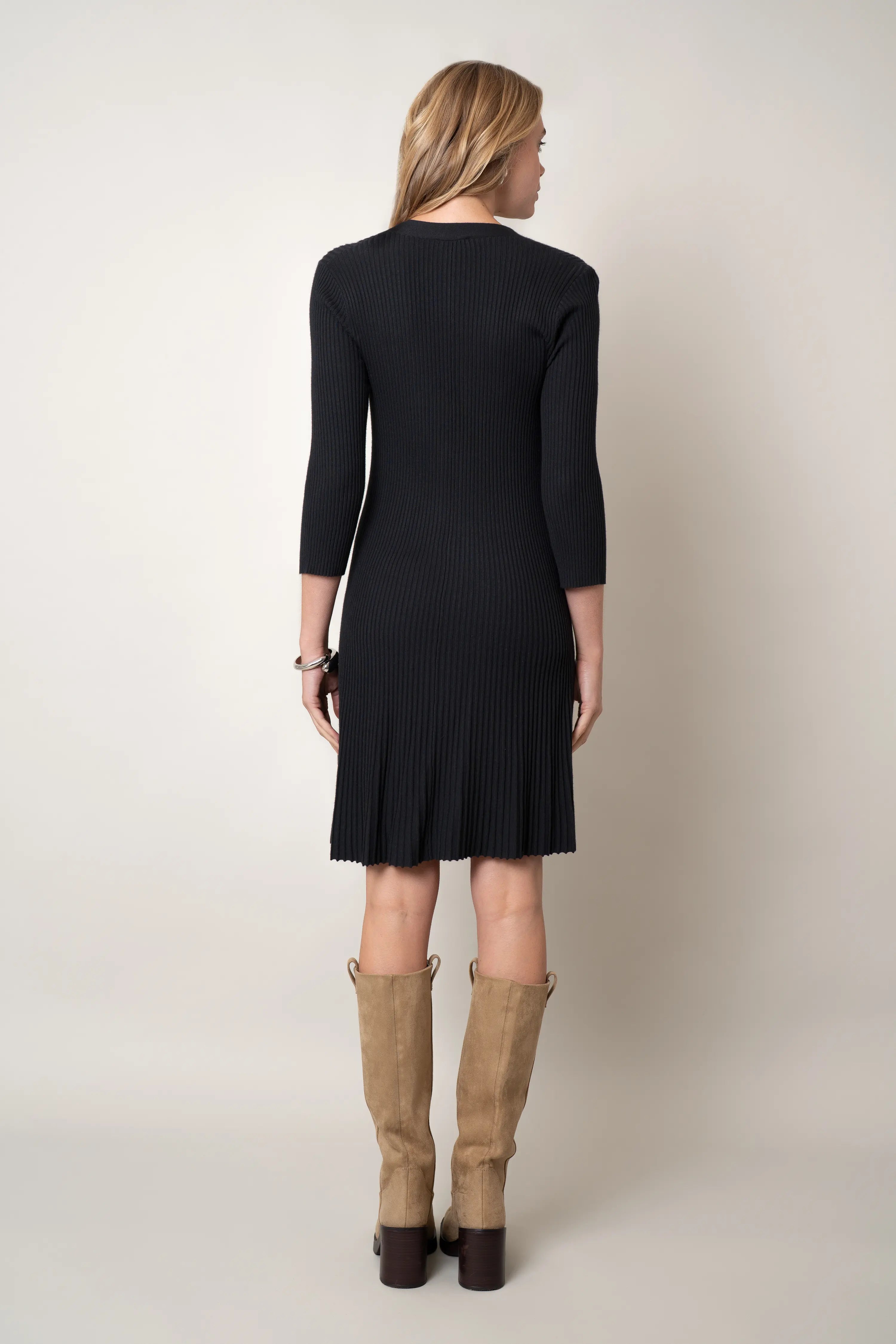 The Button-Front Knit Dress