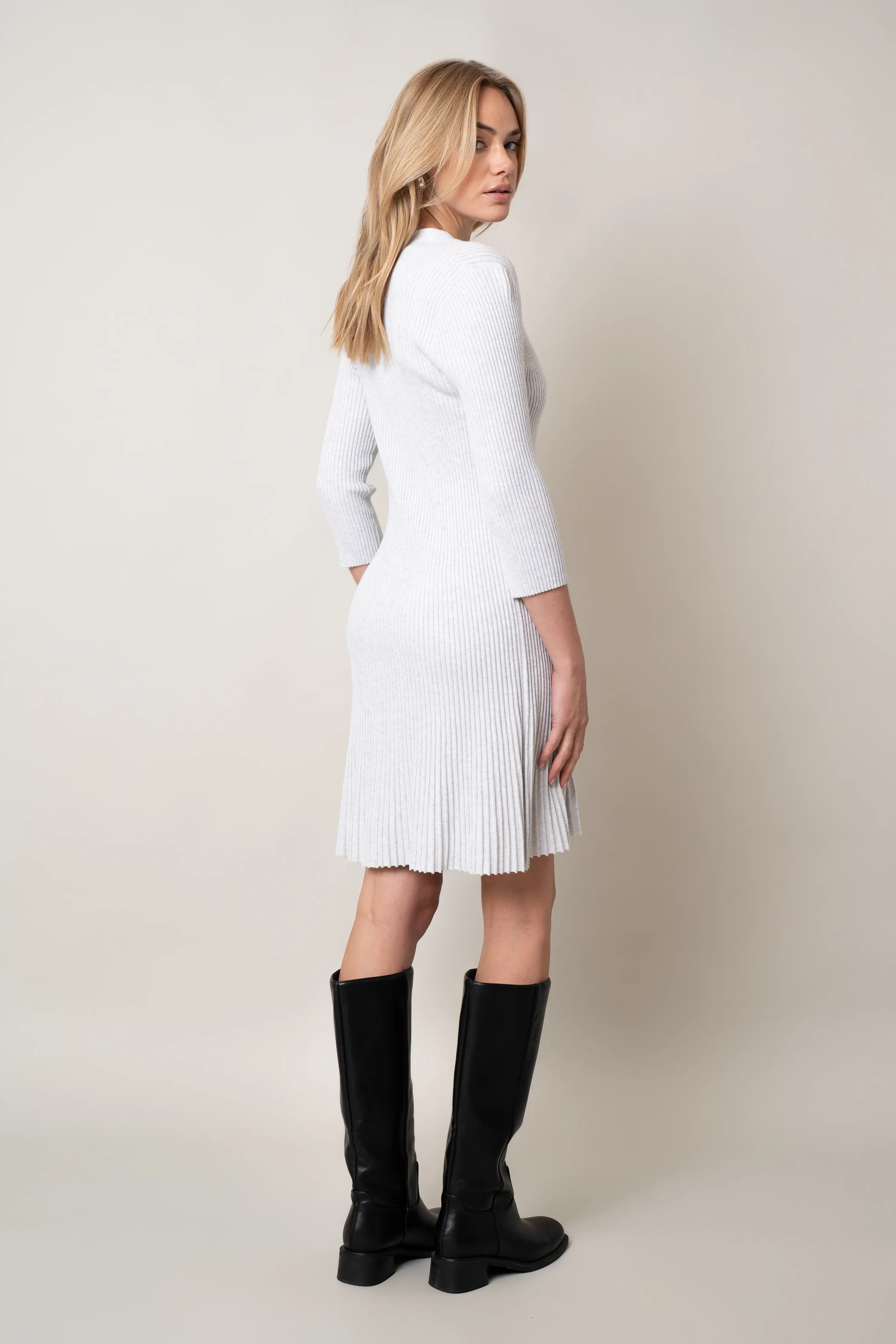 The Button-Front Knit Dress