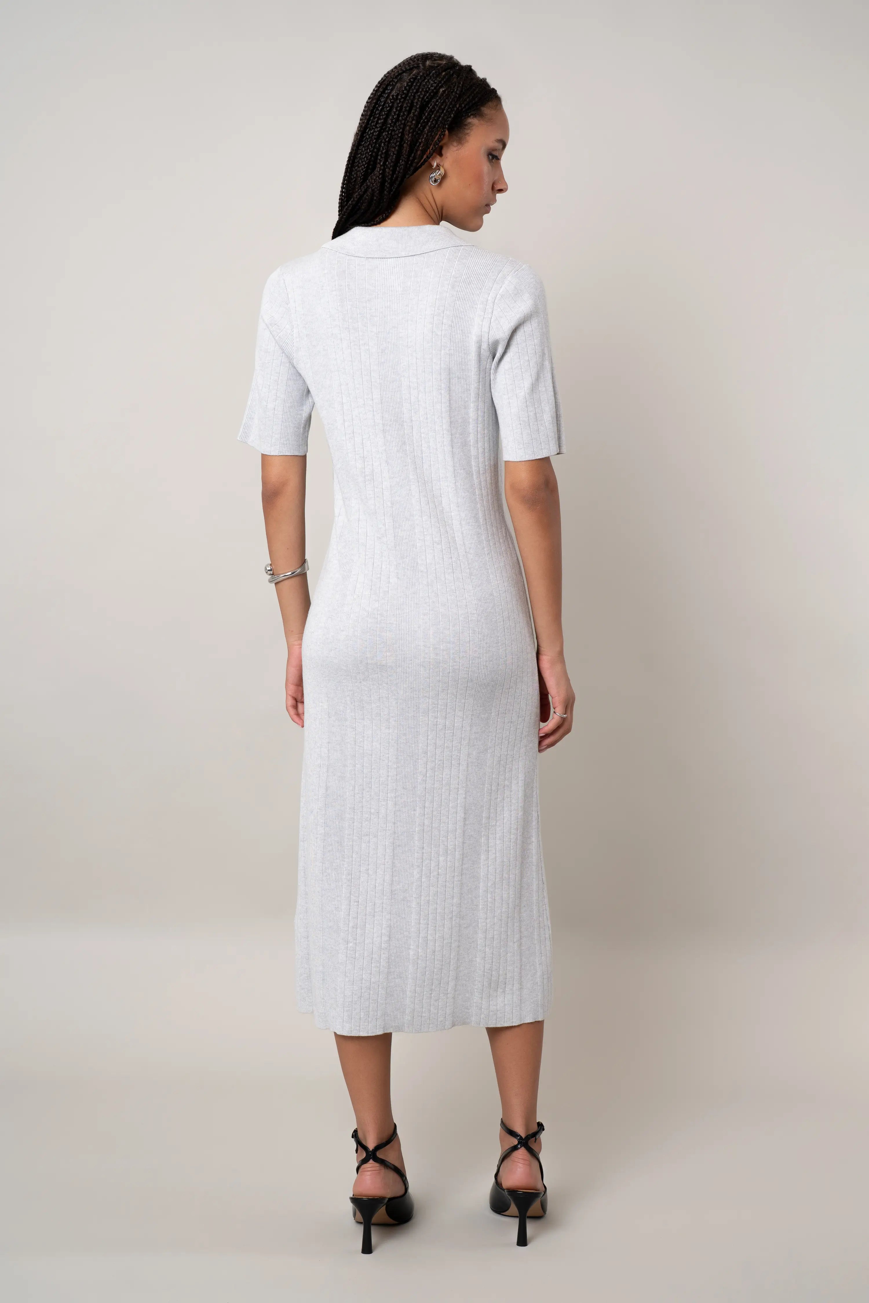 The Button-Front Polo Dress