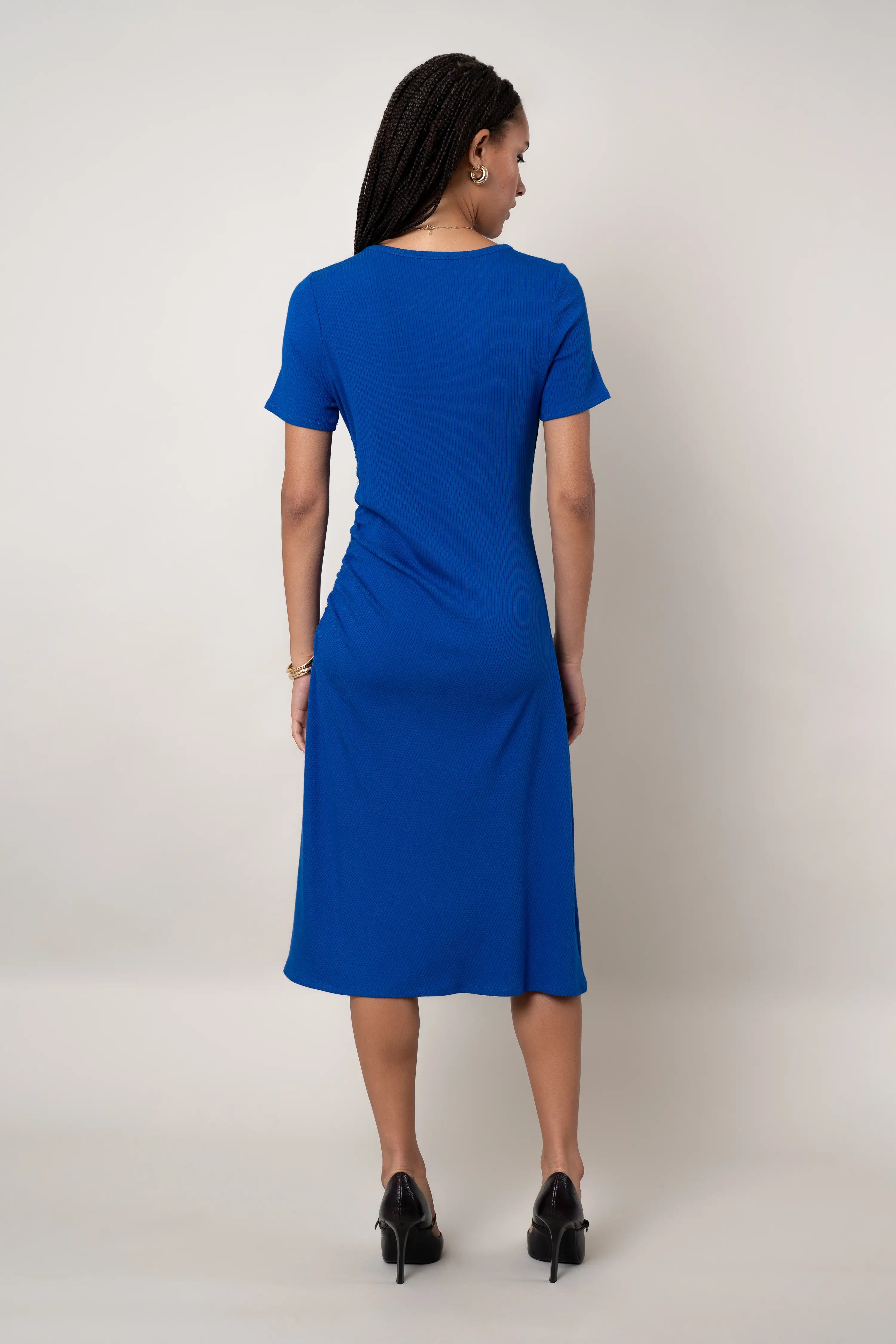 The Classic Ribbed Midi Dress