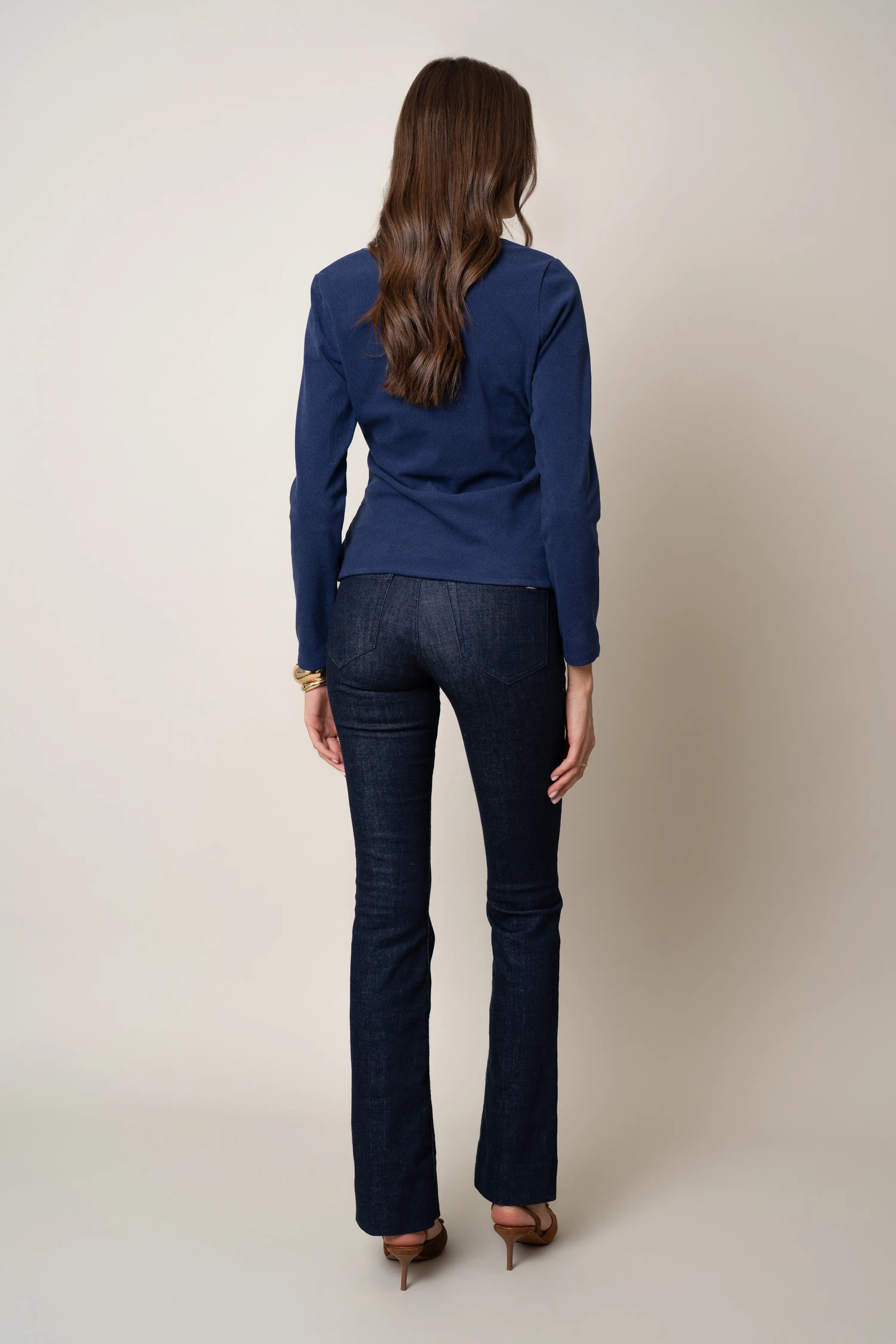 The Draped Surplice Knit